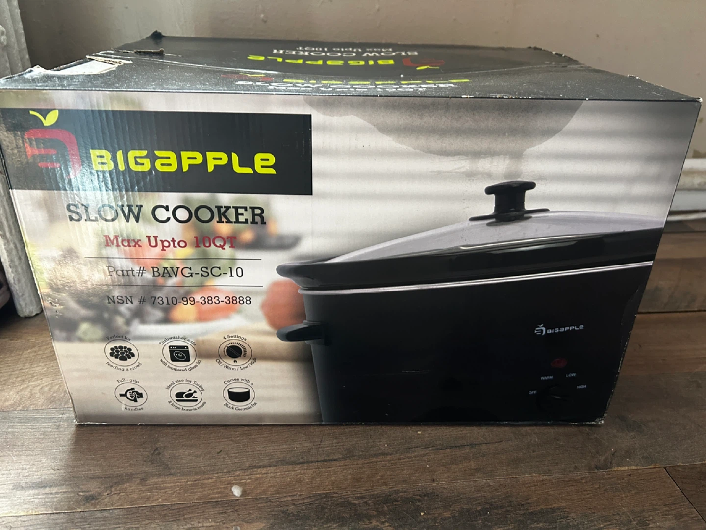 Big Apple 10QT Slow Cooker