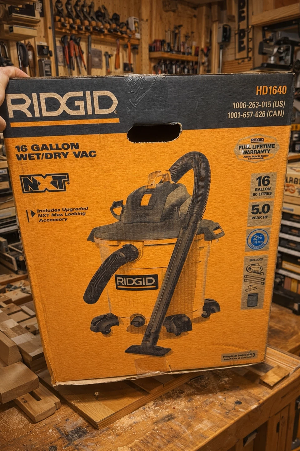 Ridgid 16 Gallon Wet/Dry Vac HD1640