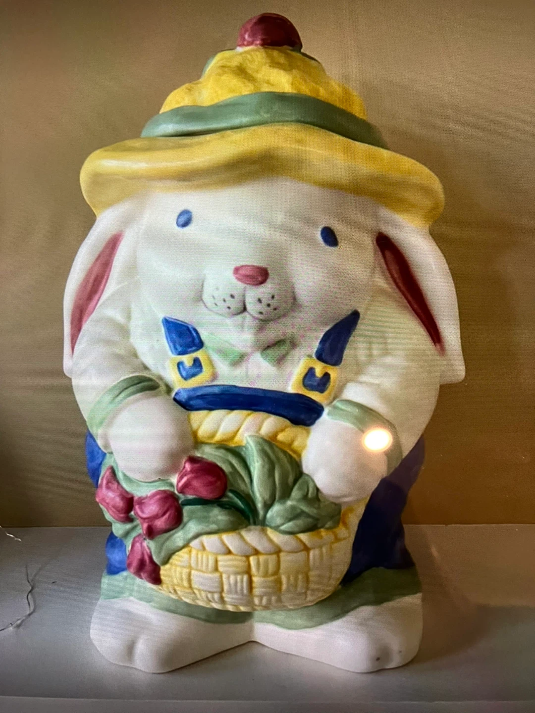 Ceramic Bunny Cookie Jar