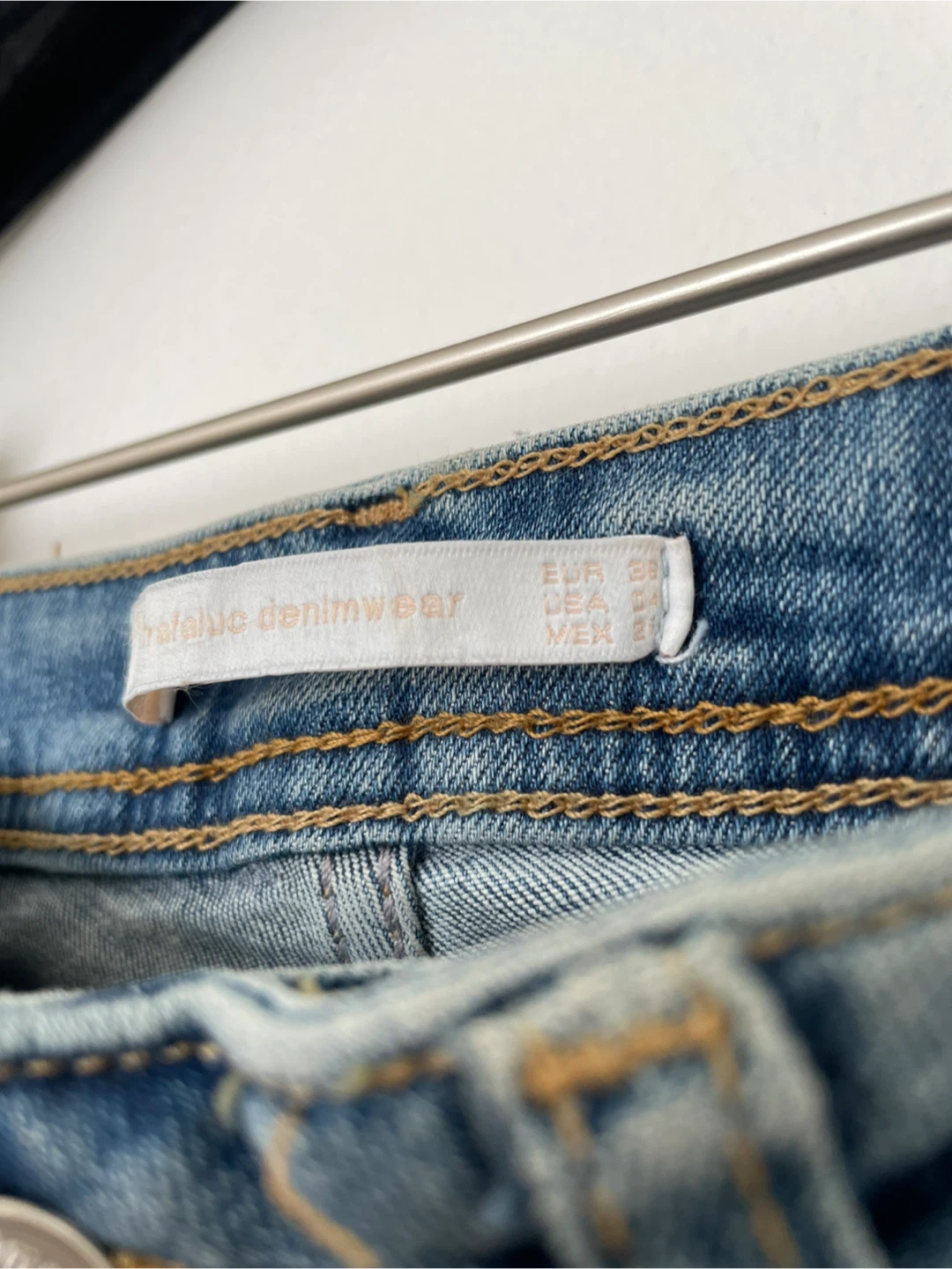 Zara Trafaluc Denimwear Embroidered Jeans - Size 38 EUR / 6 US - photo 4