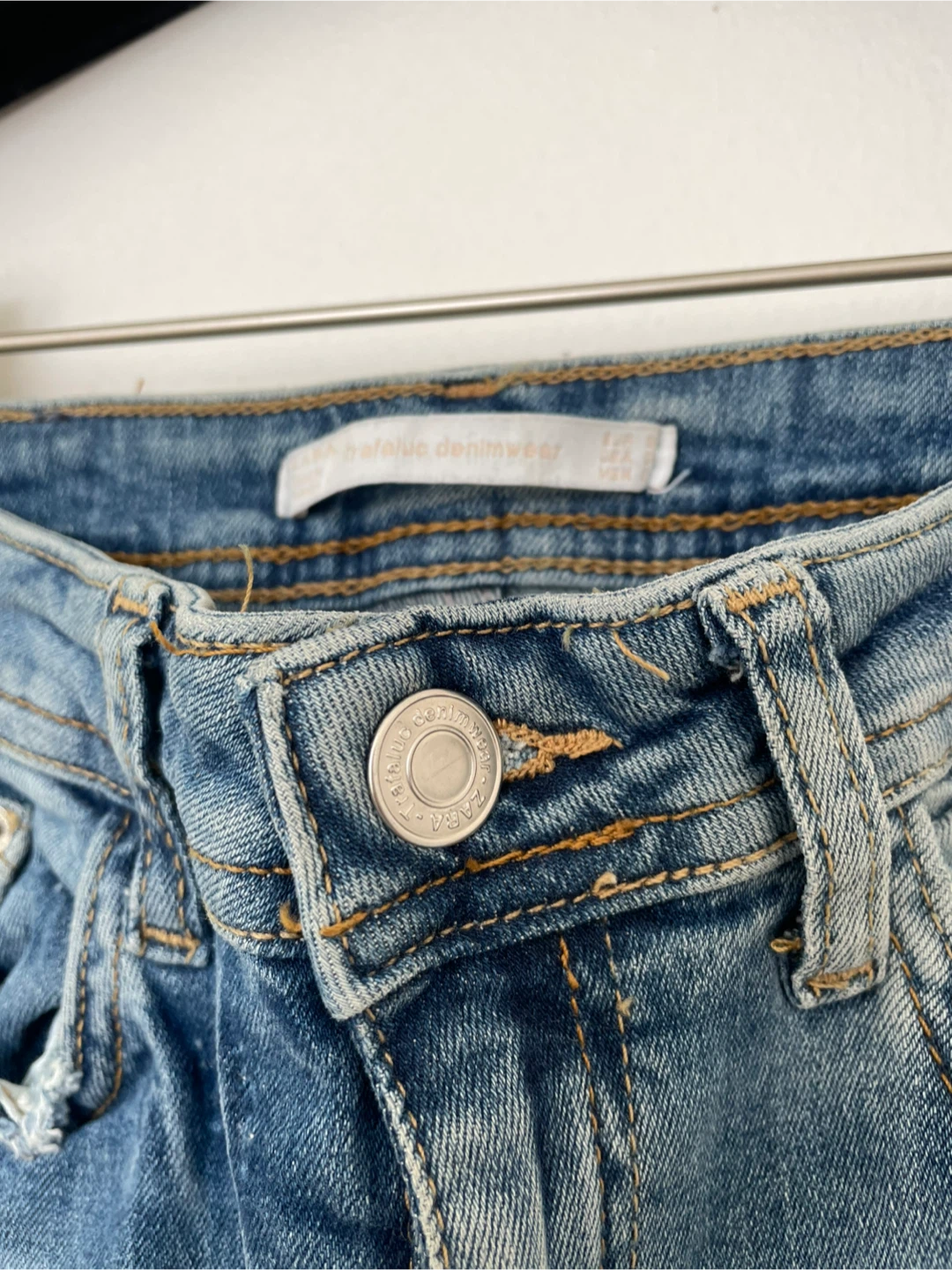 Zara Trafaluc Denimwear Embroidered Jeans - Size 38 EUR / 6 US - photo 3