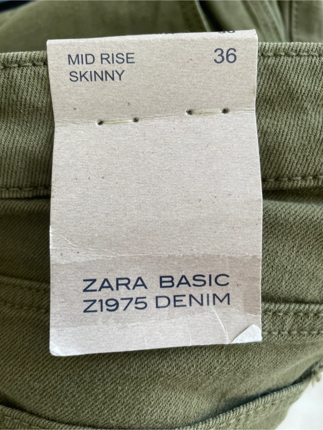 NWT Zara Basic Mid Rise Skinny Jeans Floral Embroidered Size 36 - photo 5