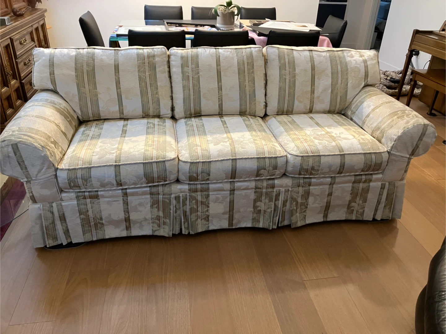 Sofa with Toss Pillows