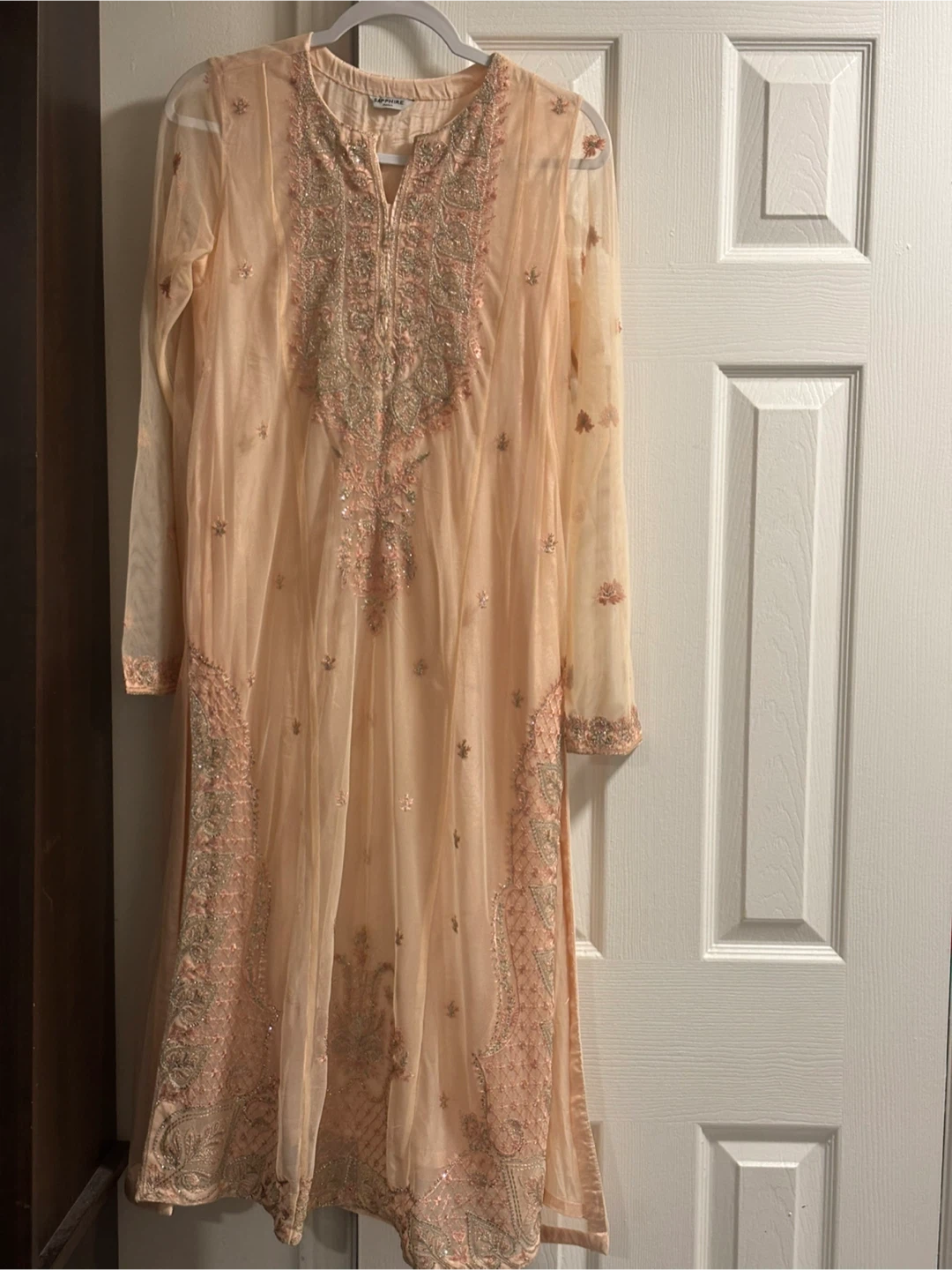 Sapphire Women's Embroidered Kameez and Dupatta Set