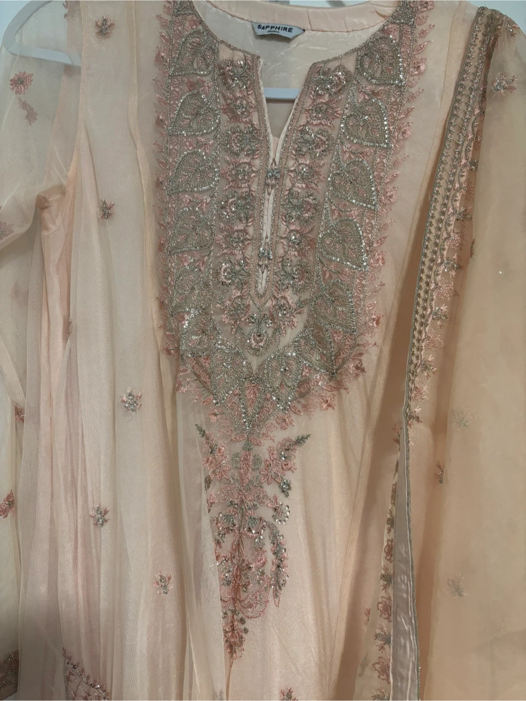 Sapphire Women's Embroidered Kameez and Dupatta Set - photo 3