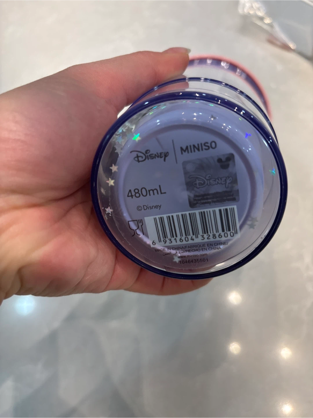 Miniso Disney Stitch Tumbler with Straw 480ml - photo 3