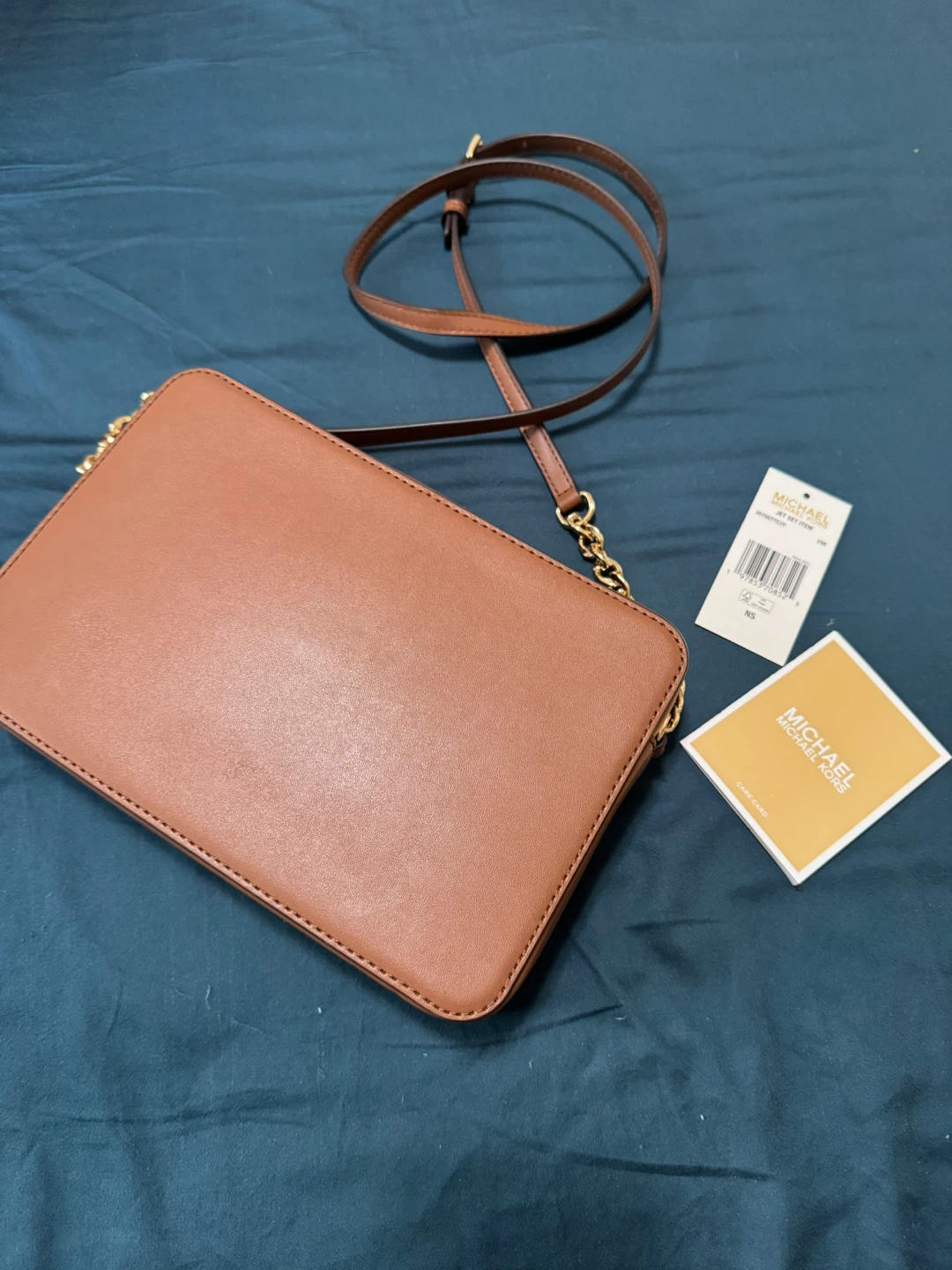 Michael Kors Brown Woven Leather Crossbody Bag - photo 2