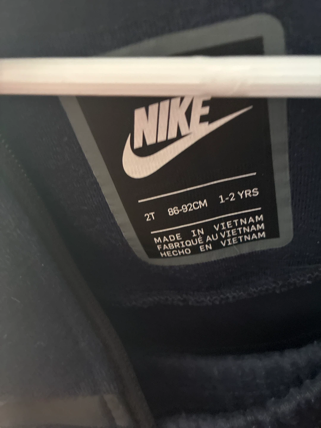 Nike Toddler Boys Tech Fleece Tracksuit 2T Navy - photo 2