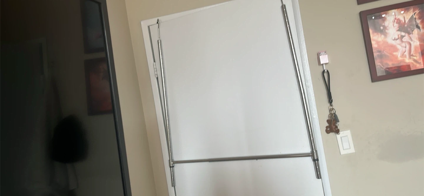 Doorway Clothes Rack - Adjustable Hanging Storage - photo 2