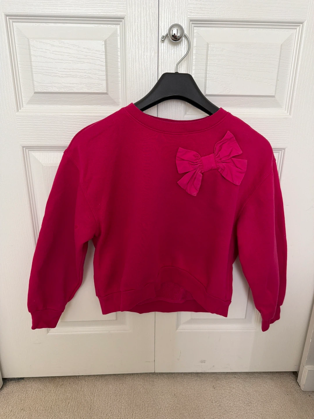 GAP pink sweater with bow