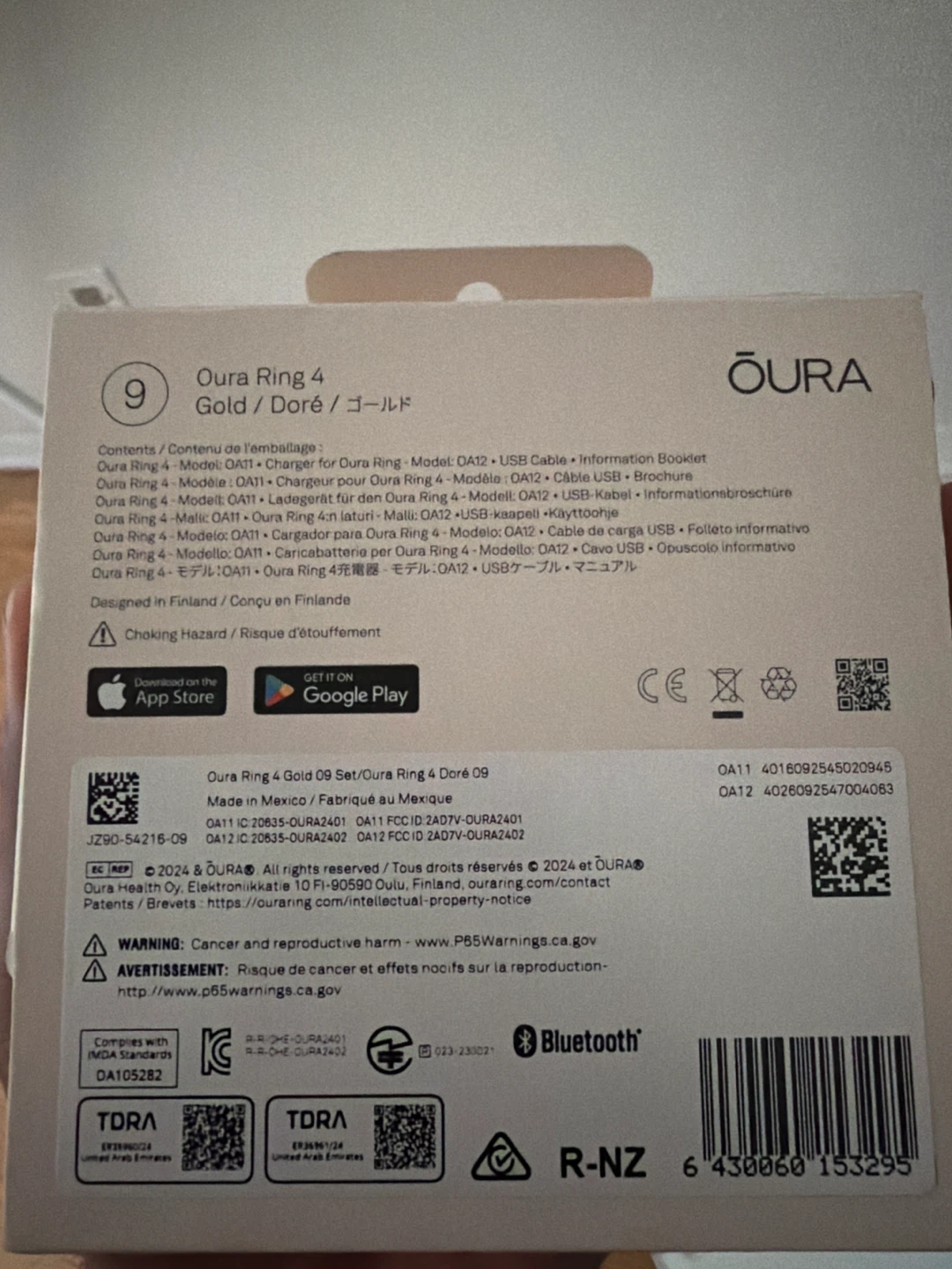 Oura Ring 4 Gold