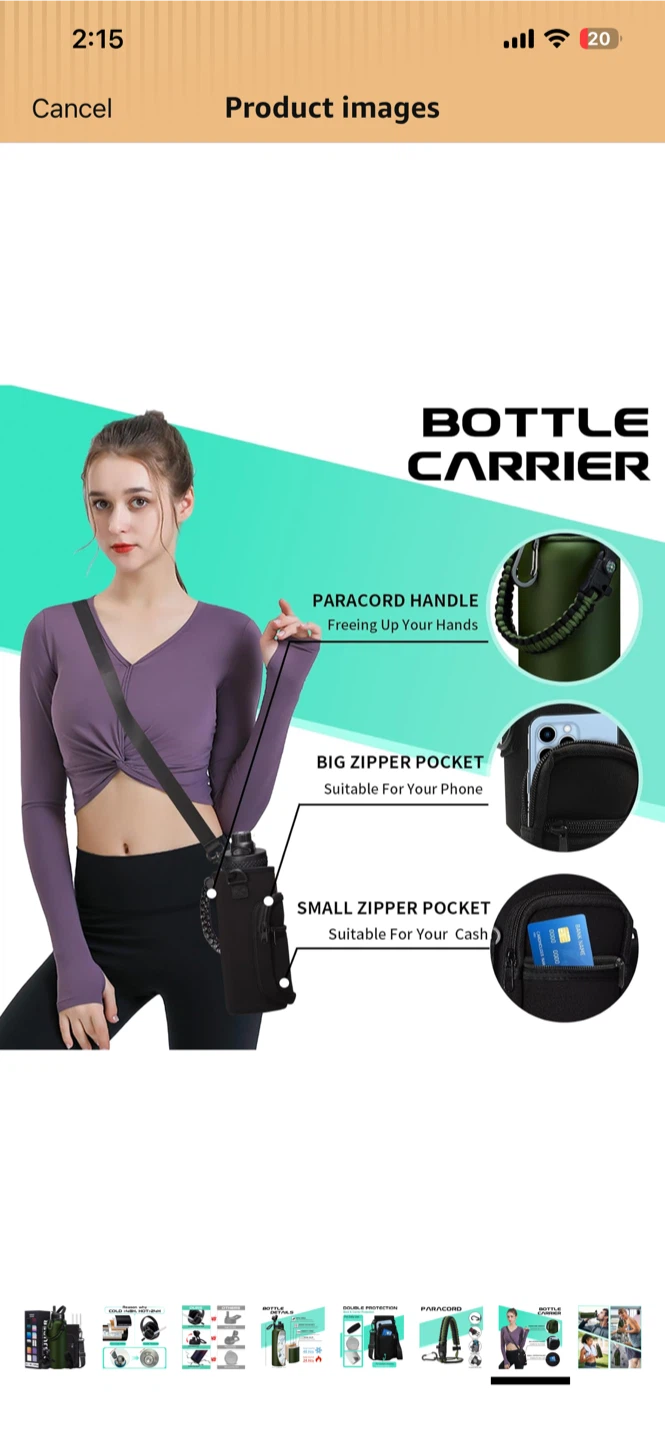 DIGJUPER Triple Wall Insulated Water Bottle - photo 5
