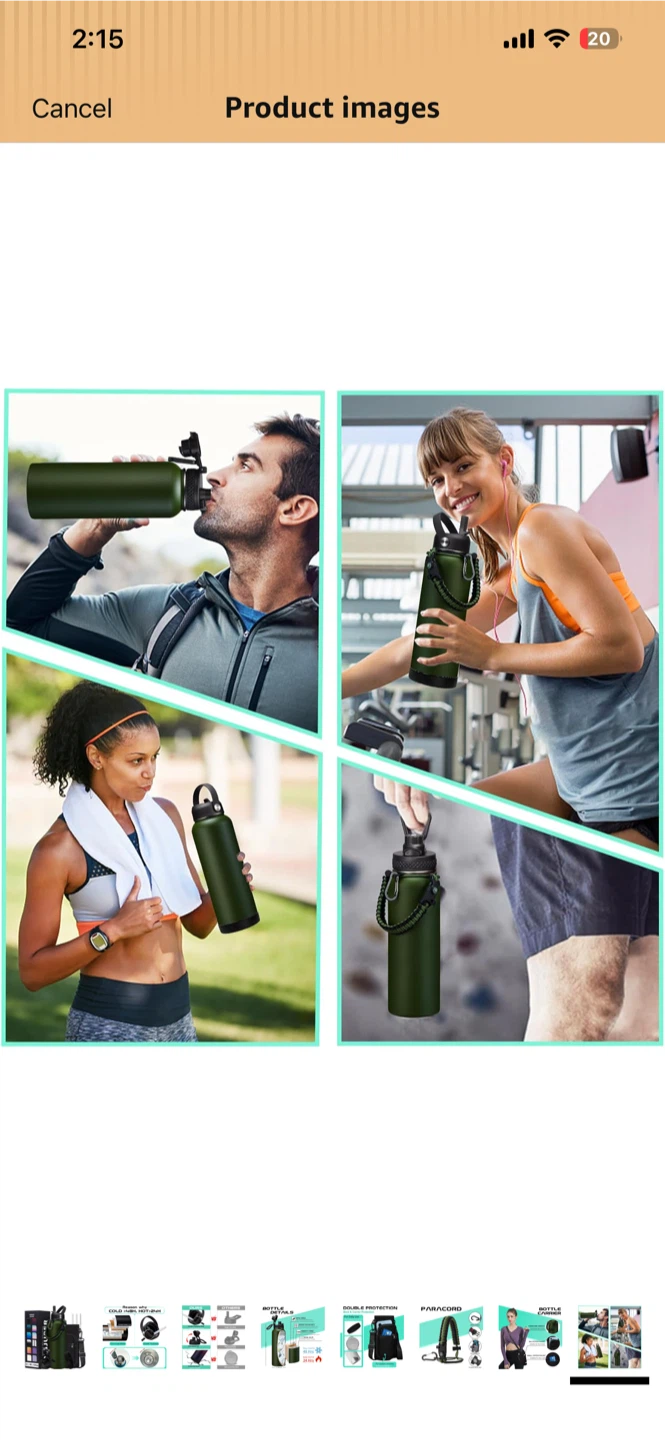 DIGJUPER Triple Wall Insulated Water Bottle - photo 4