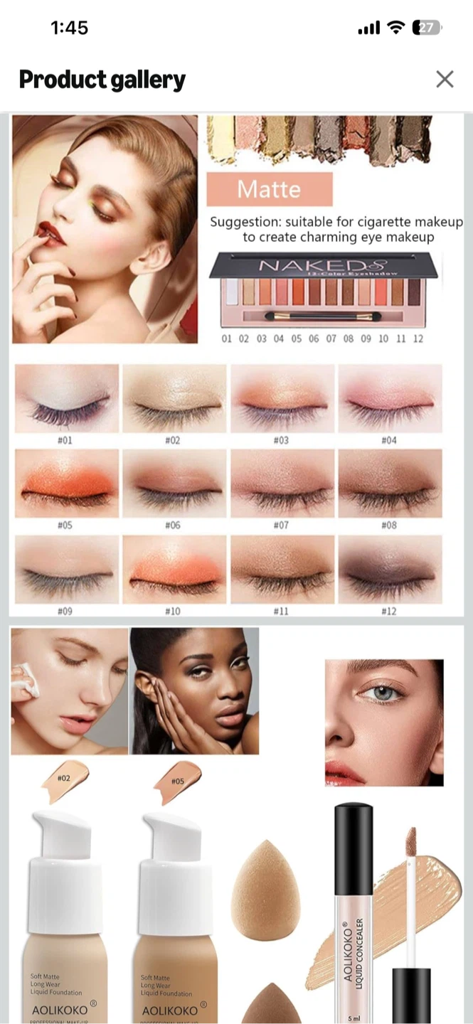 NAKEDS 12-Color Eyeshadow Palette - photo 2