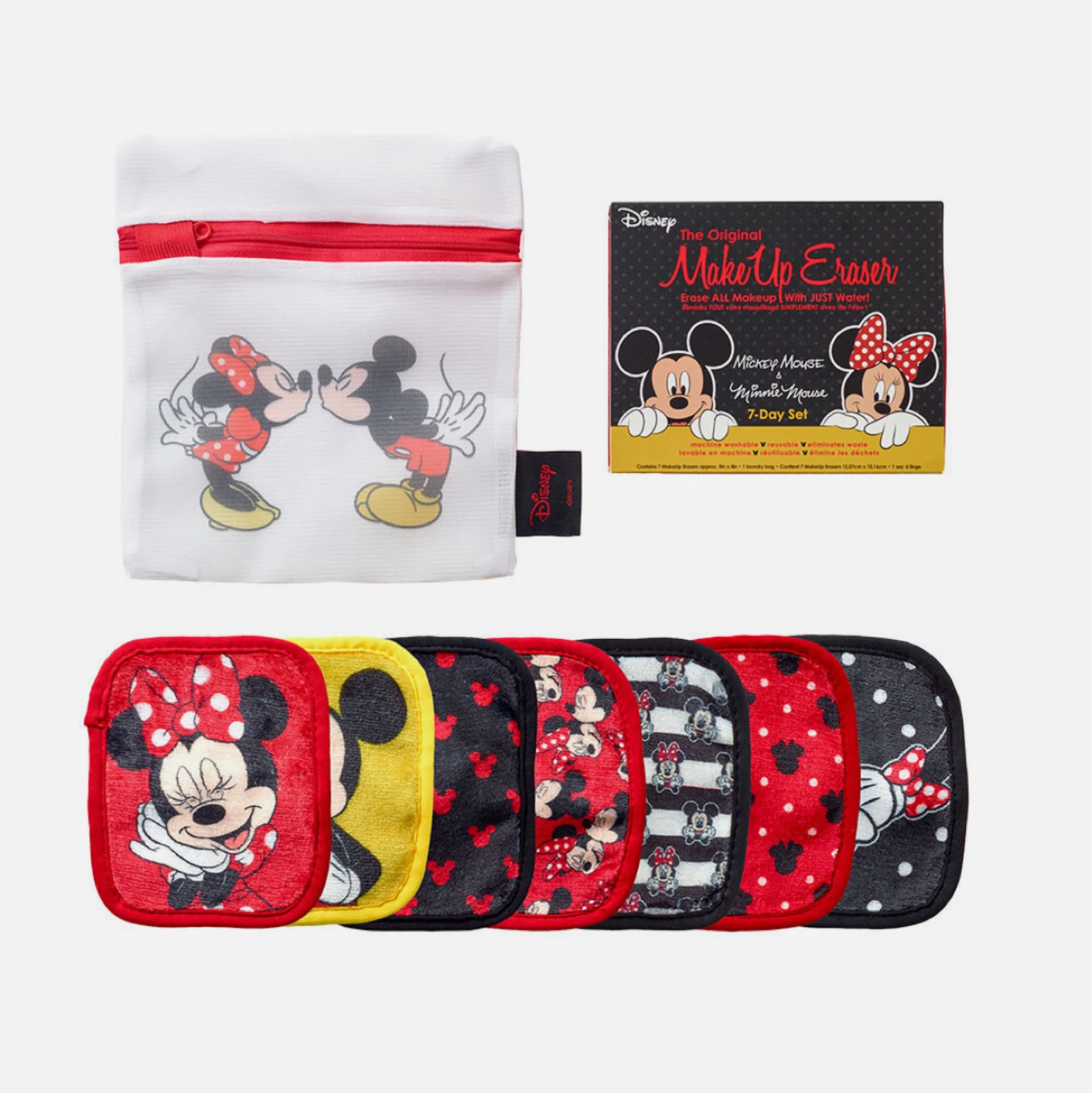 NEW Original Make Up Eraser Disney Mickey 7 day set