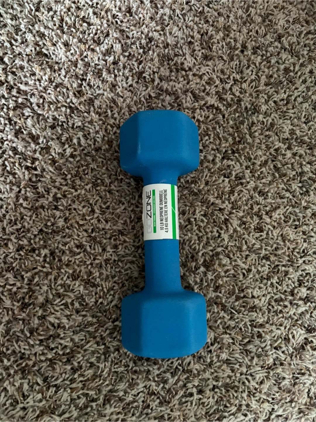 GoZone 10 lb (4.5 kg) Dumbbell