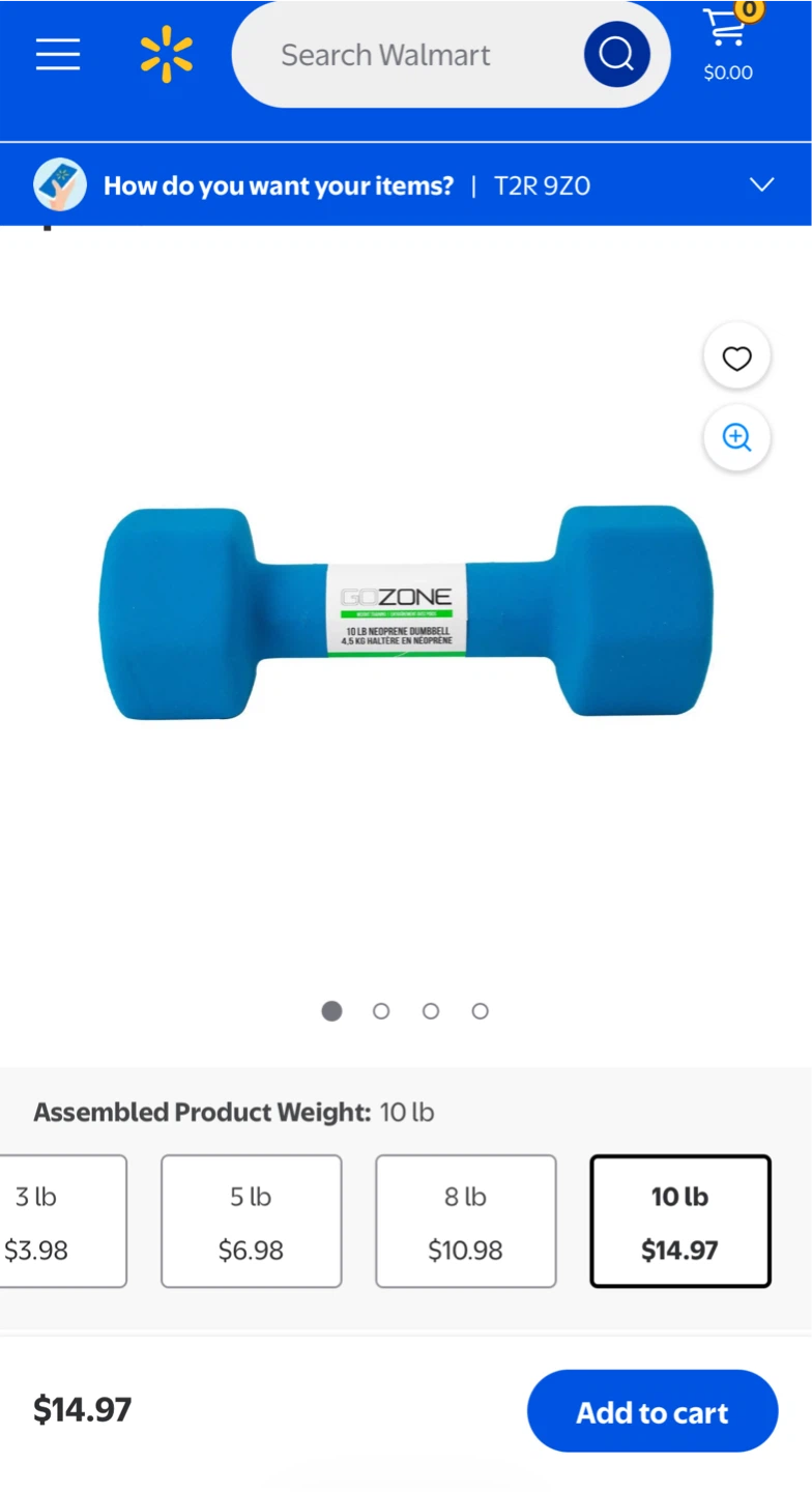 GoZone 10 lb (4.5 kg) Dumbbell - photo 4