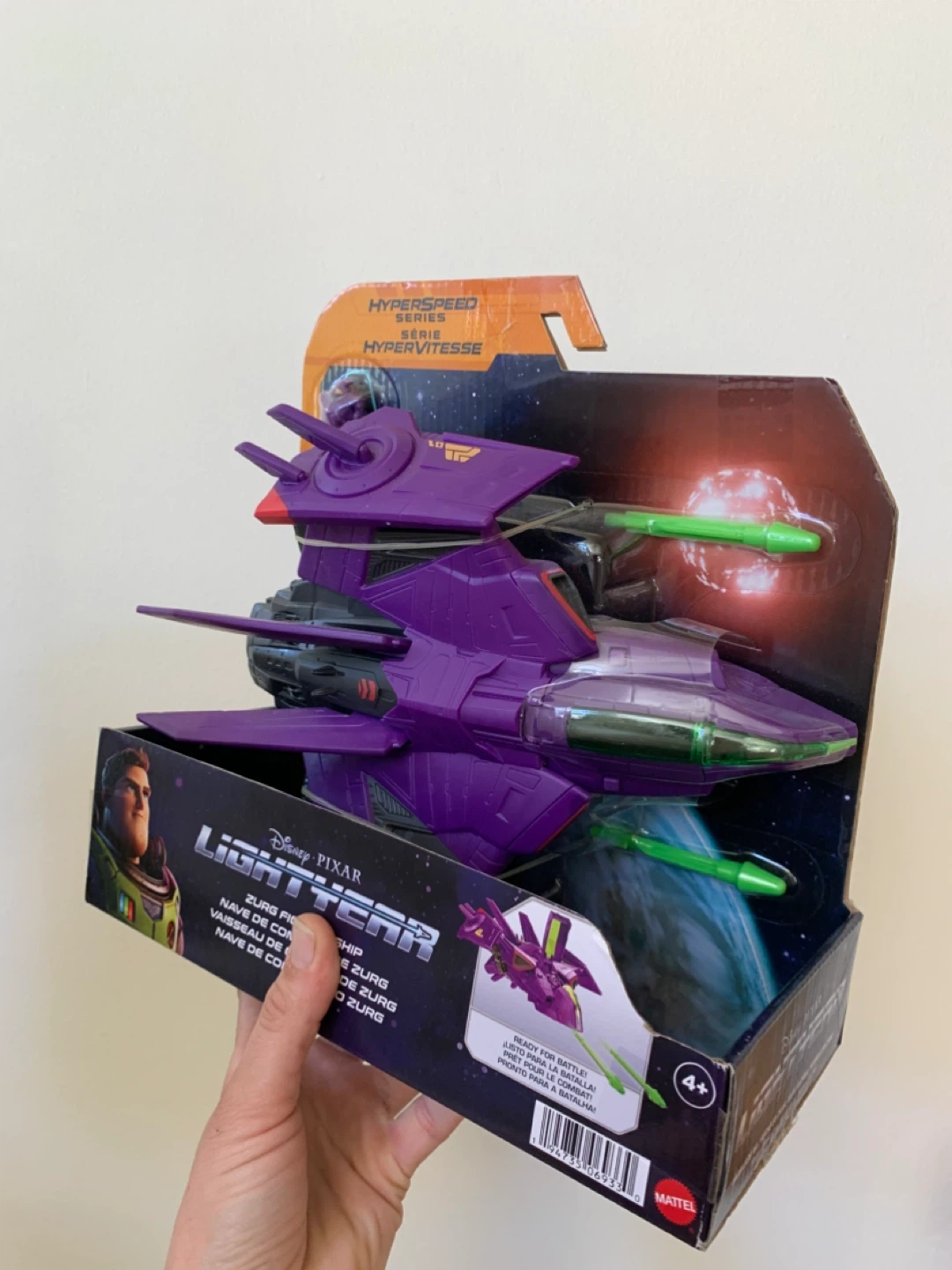 Disney Pixar Lightyear Zurg Hyperspeed Fighter Ship Toy - photo 2
