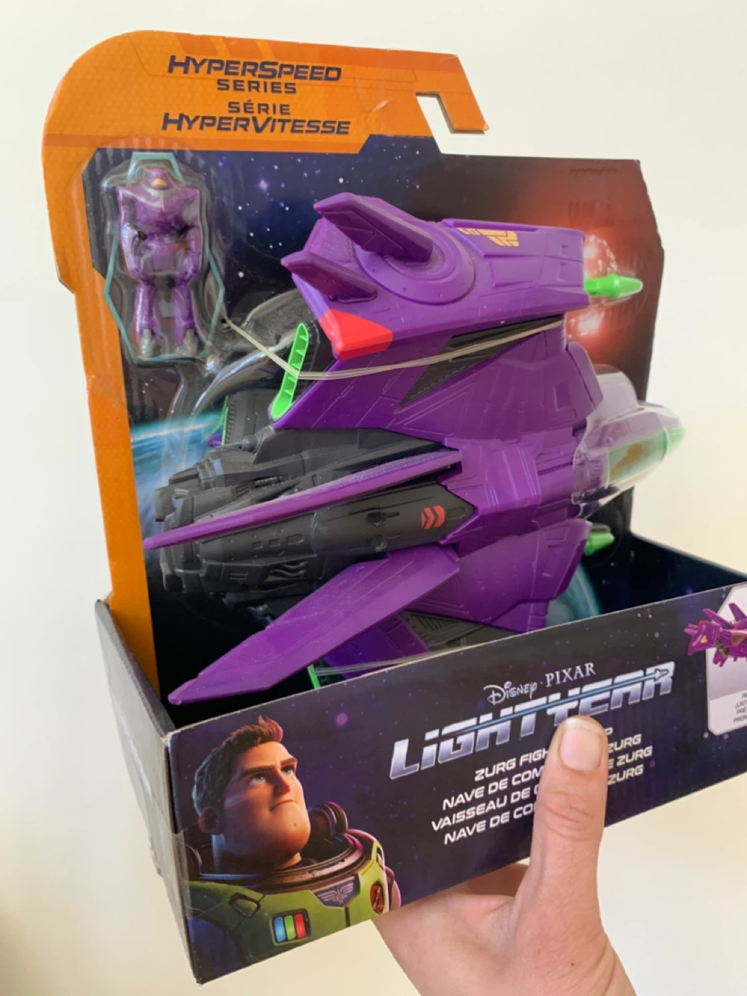Disney Pixar Lightyear Zurg Hyperspeed Fighter Ship Toy - photo 4