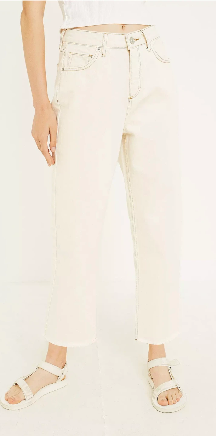 BDG Pax Ecru Straight Leg Jeans