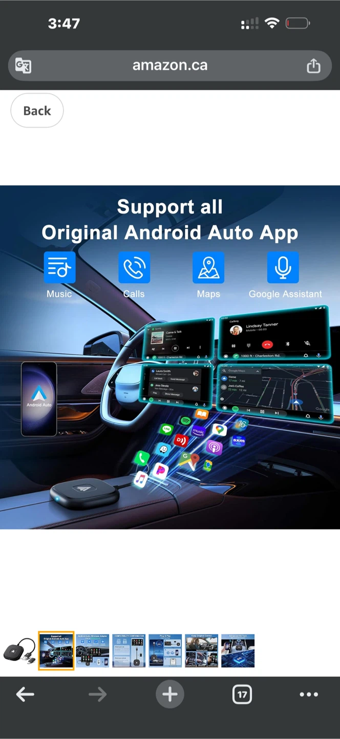 Wireless Android play for Auto Adapter Dongle - Plug & Play - photo 2