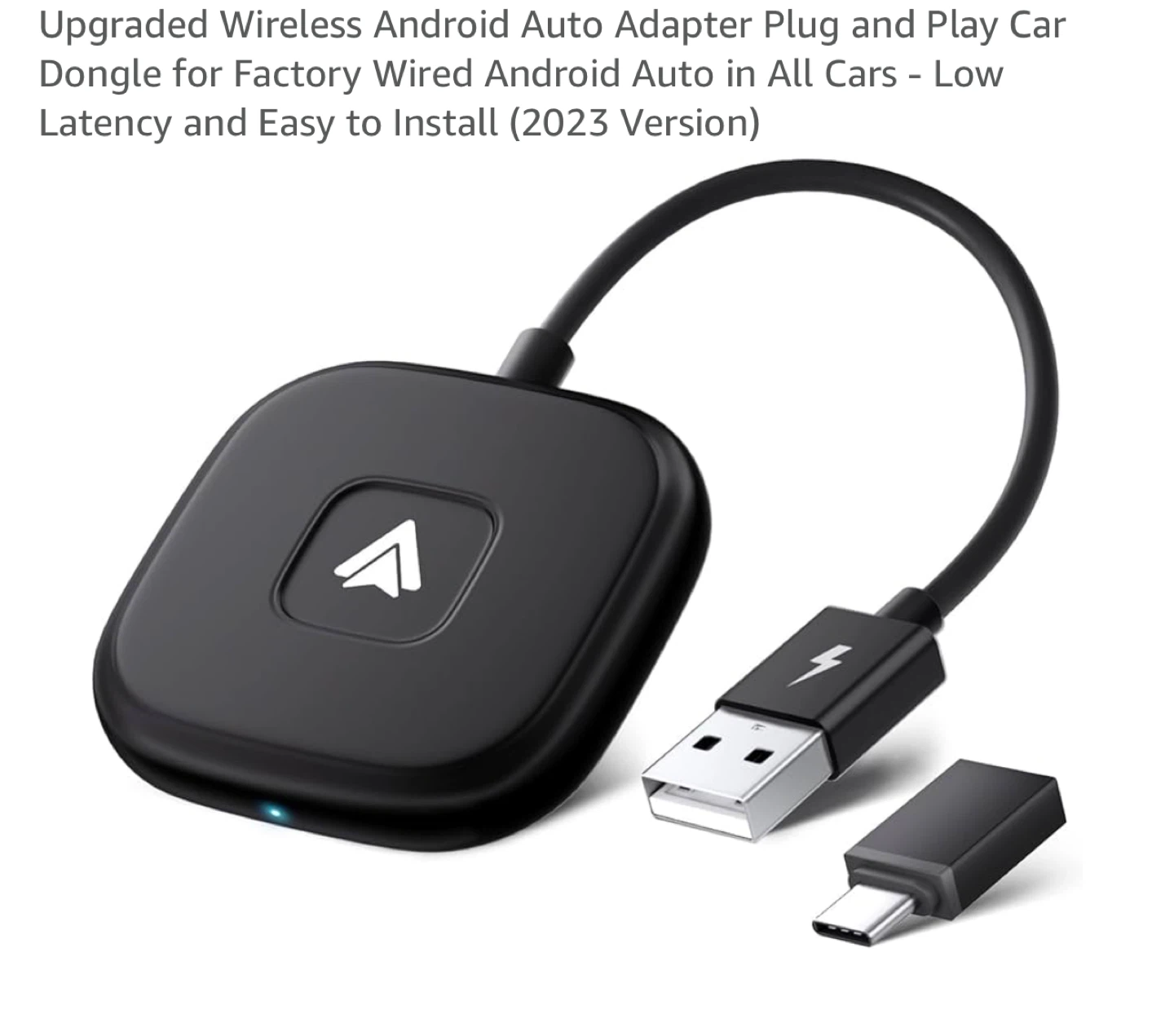 Wireless Android play for Auto Adapter Dongle - Plug & Play