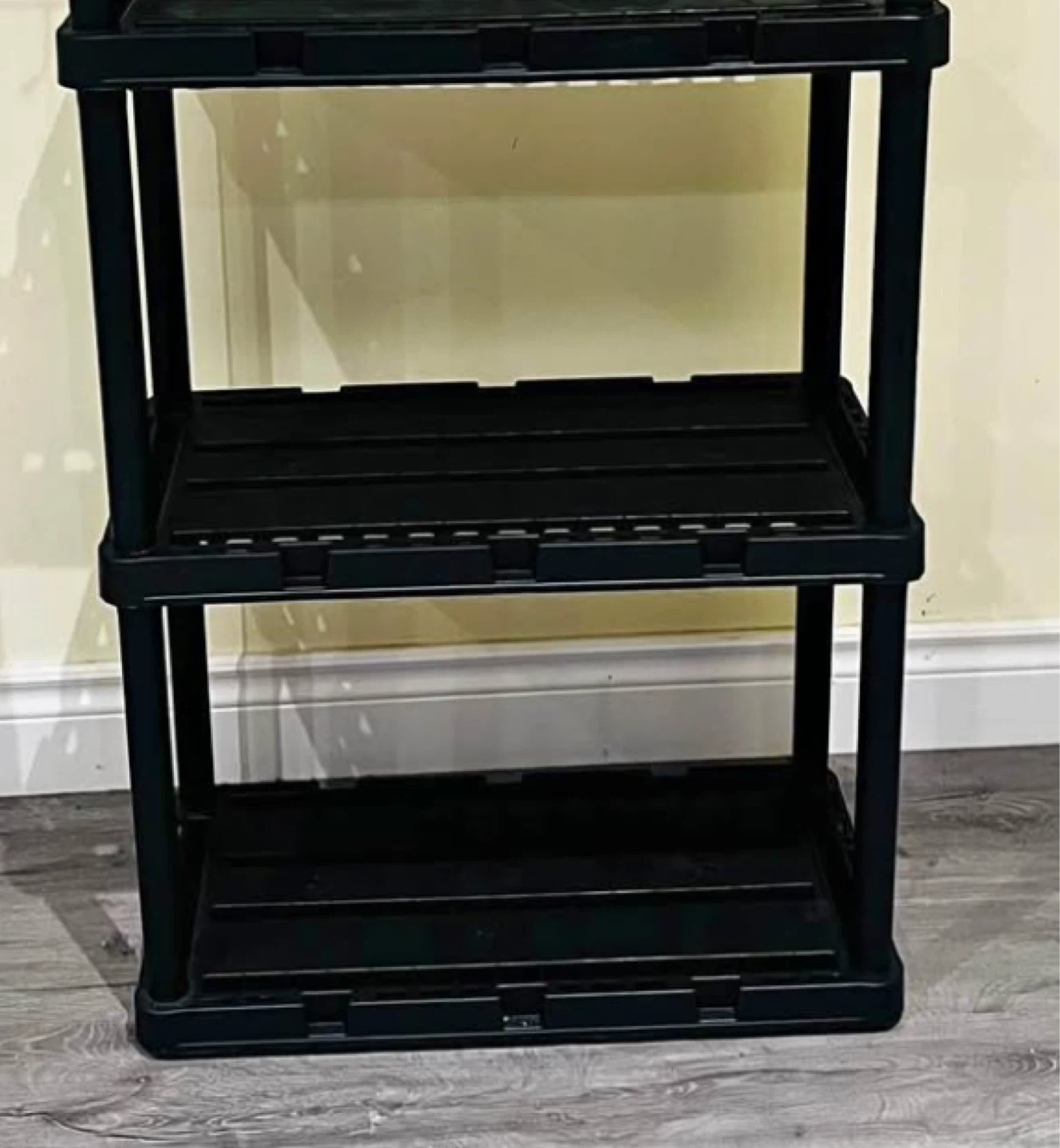 3 - Tier Heavy Duty Plastic Storage Shelving Unit