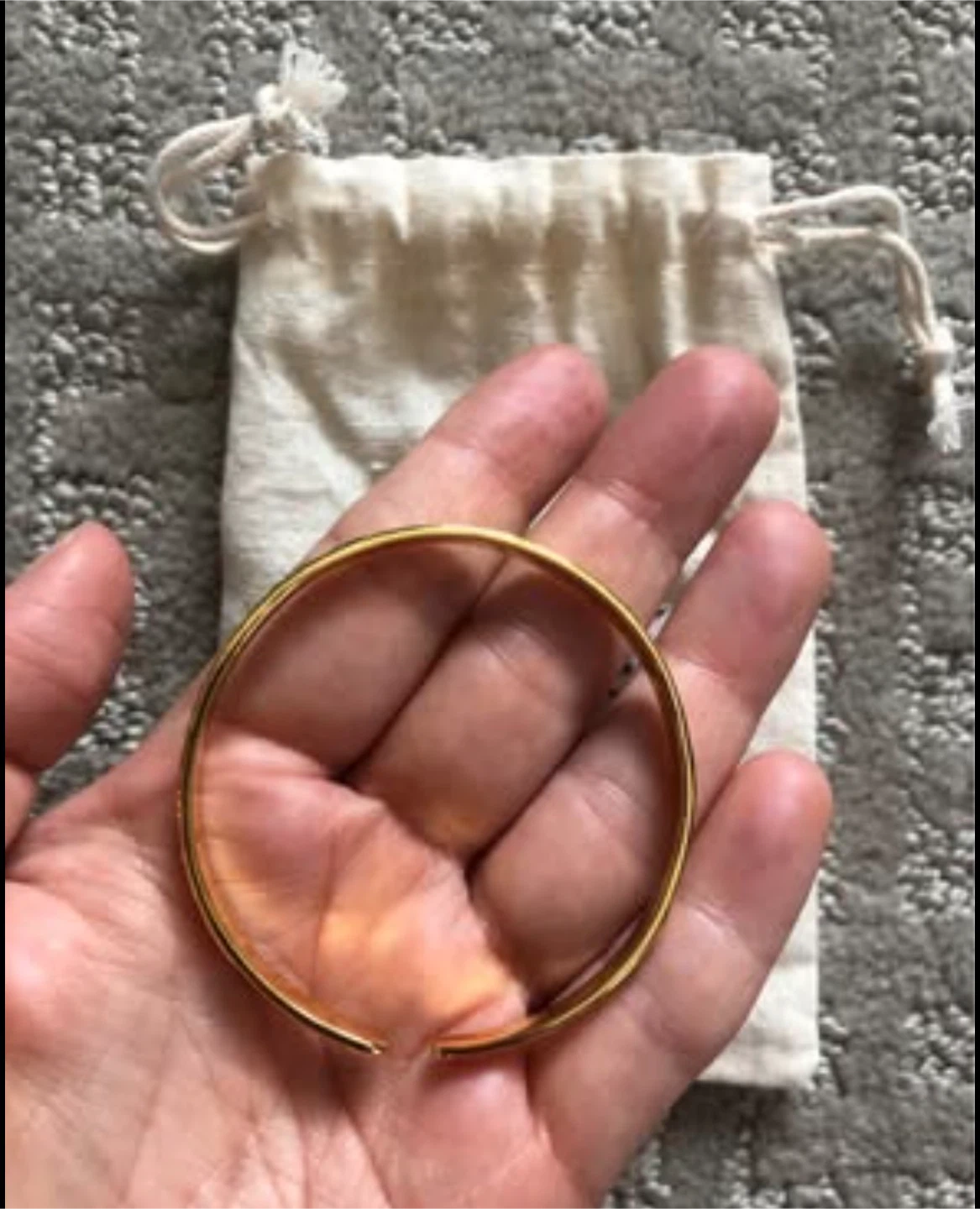 Our Spare Change Floral Cuff Bracelet - 18K Gold Plated - photo 2