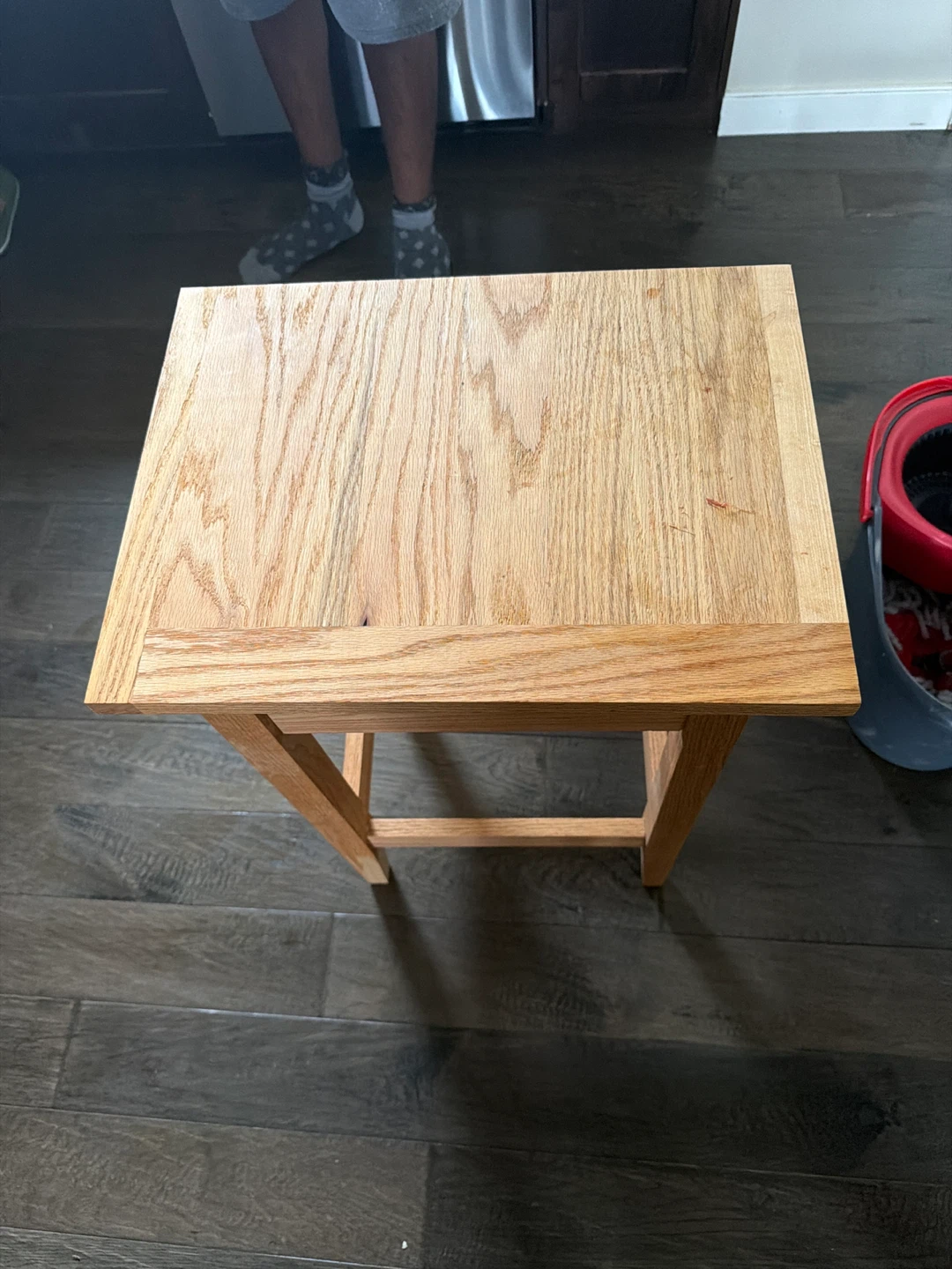 Solid Wood Side Table - photo 2