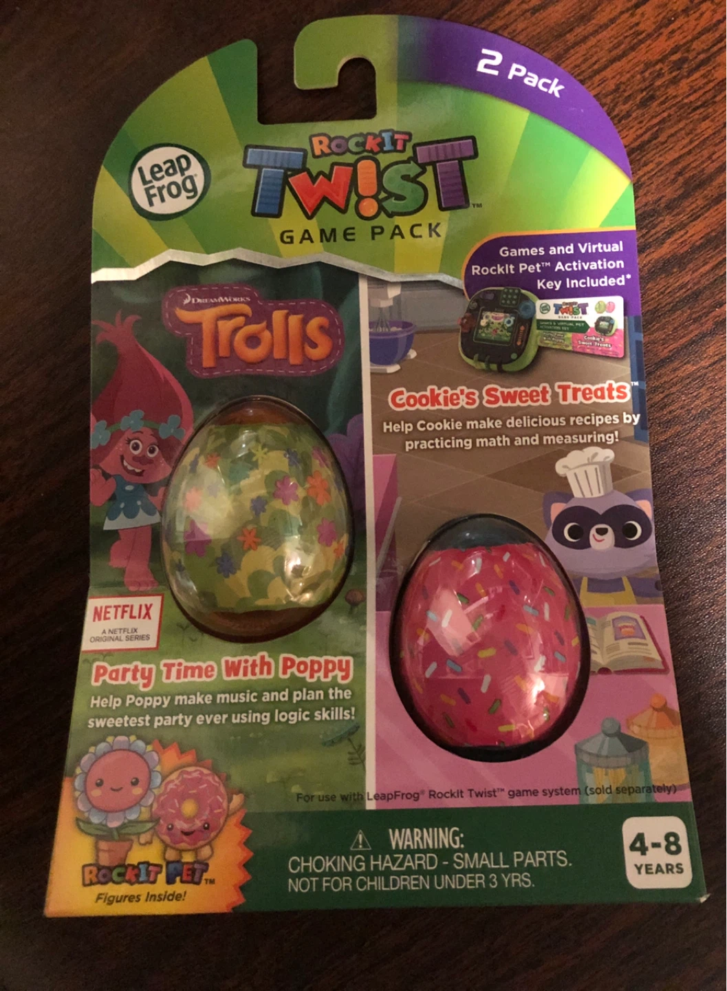 Rockit Twist Game Pack 2-Pack Trolls & Cookie's Sweet Treats
