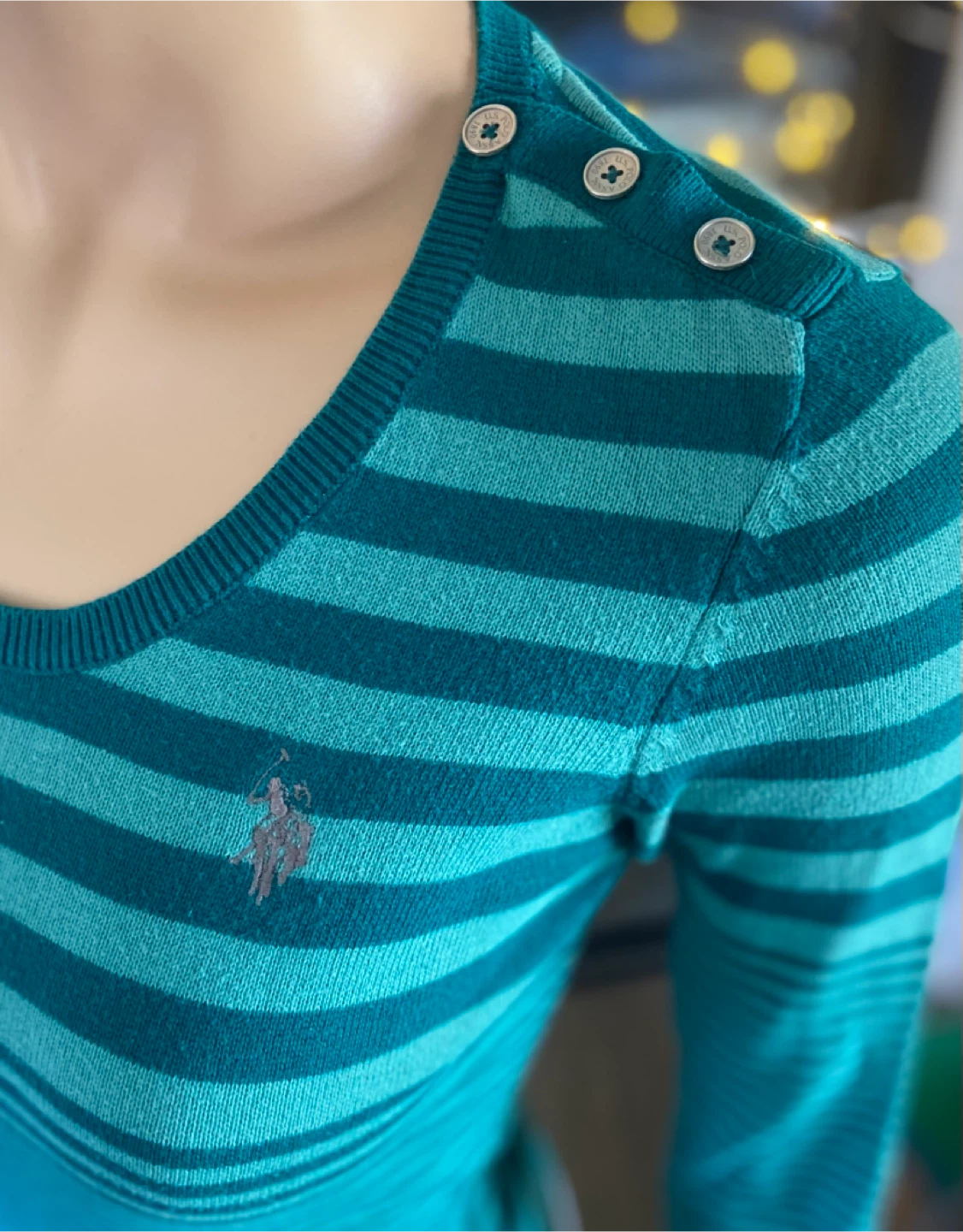 EUC US Polo Assn. Striped Long Sleeve Sweater XS - photo 5