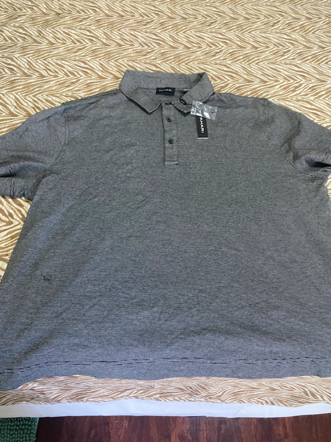 Tahari Men's Striped Polo Shirt - XXL - photo 2