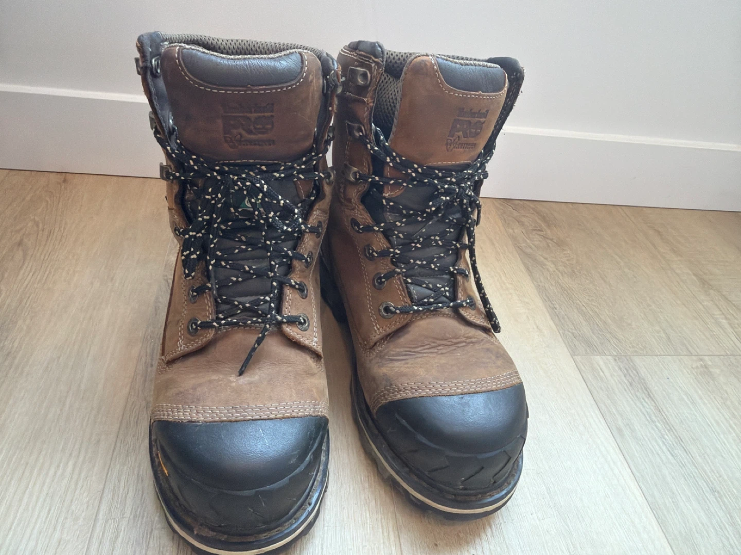 Timberland PRO Men's Work Boots Size 9W Brown Steel Toe - photo 3