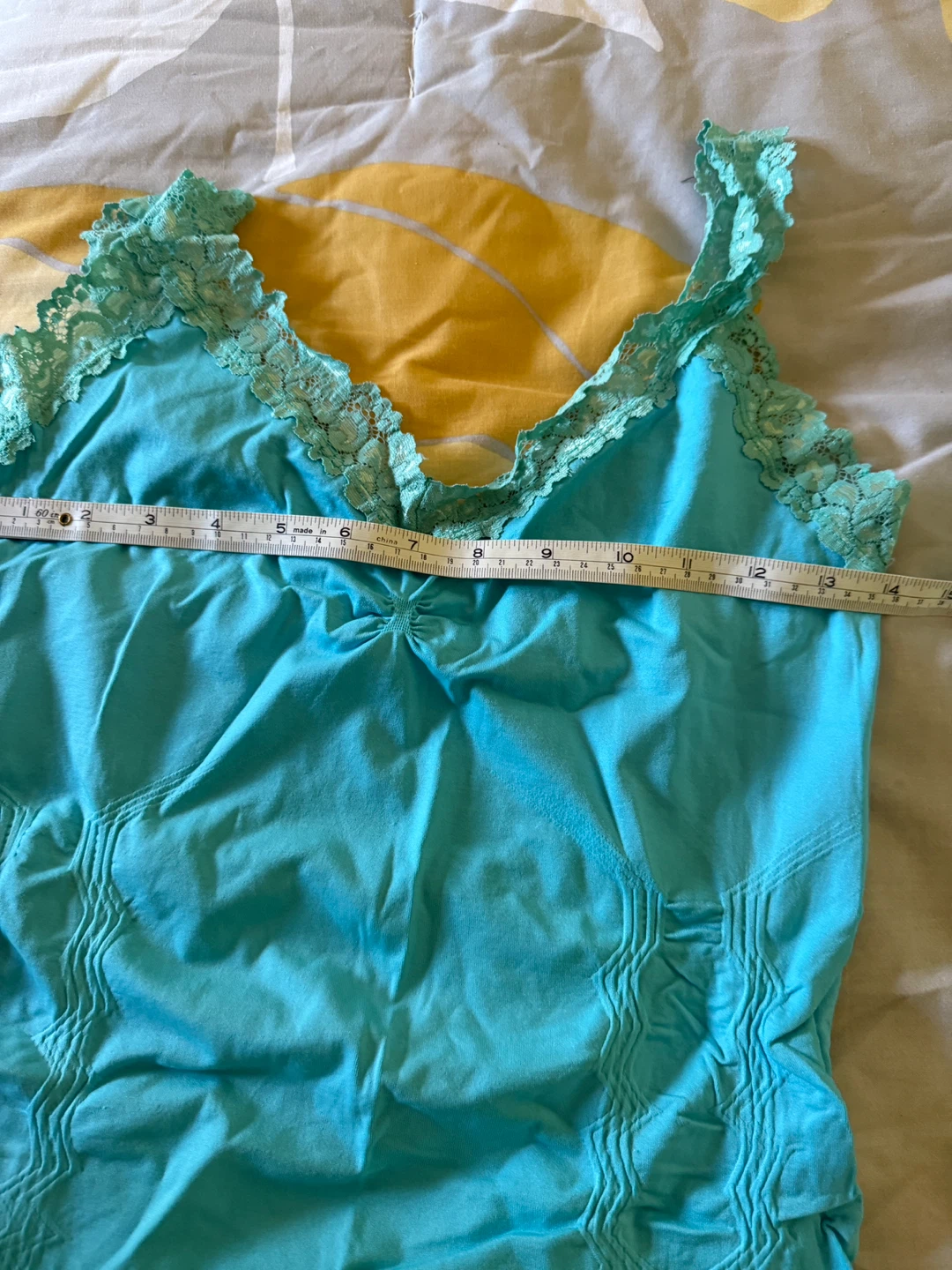 Kismet Women's Lace Trim Camisole Size L Blue 🥕 - photo 5