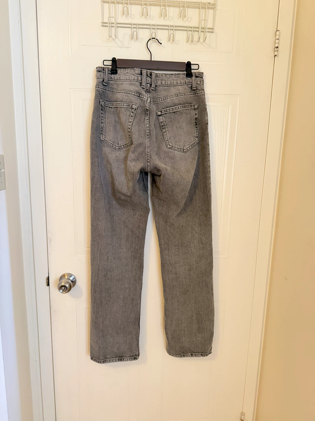 Zara TRF STRAIGHT LEG JEANS WITH A HIGH WAIST - photo 3
