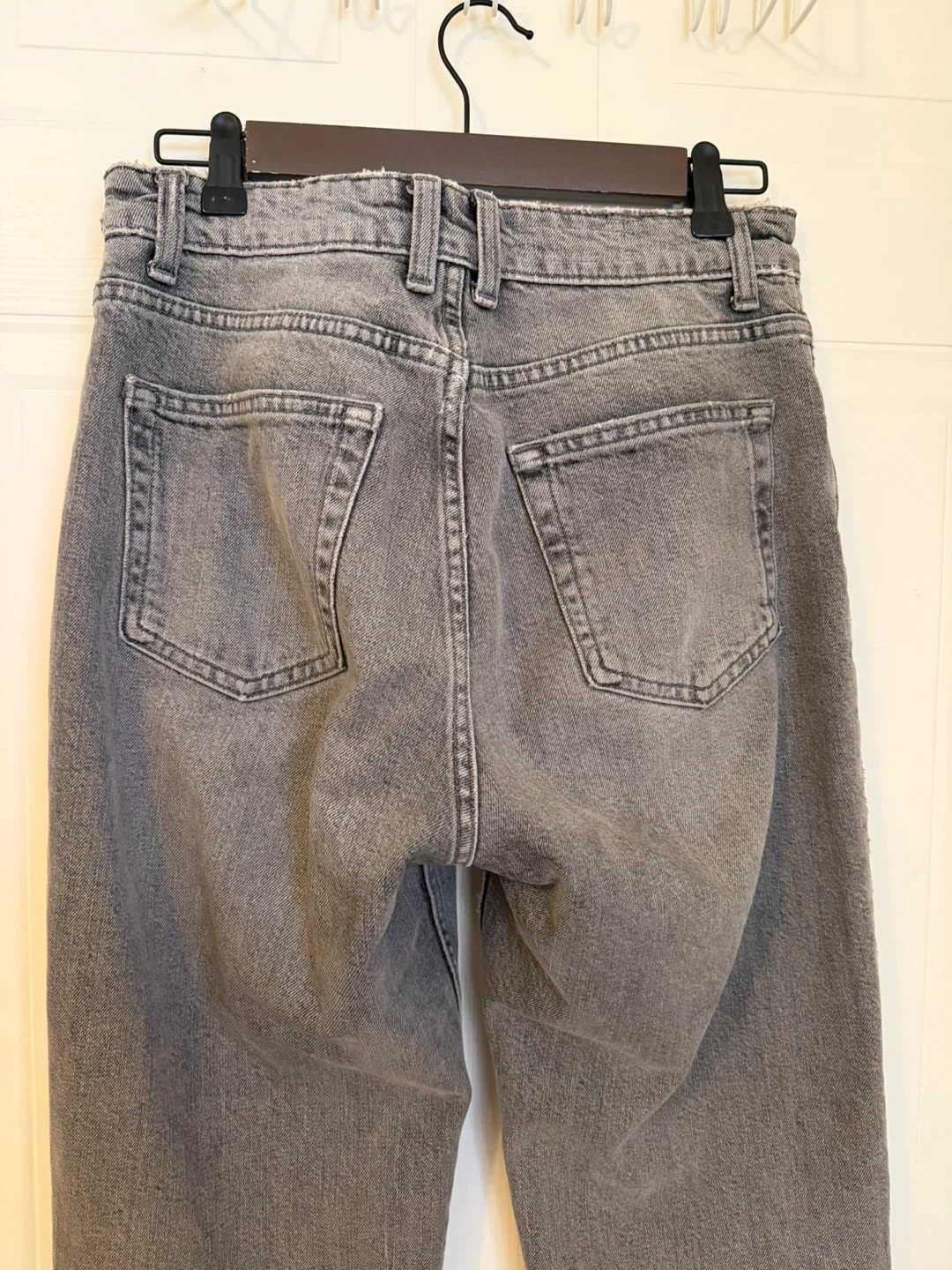 Zara TRF STRAIGHT LEG JEANS WITH A HIGH WAIST - photo 4