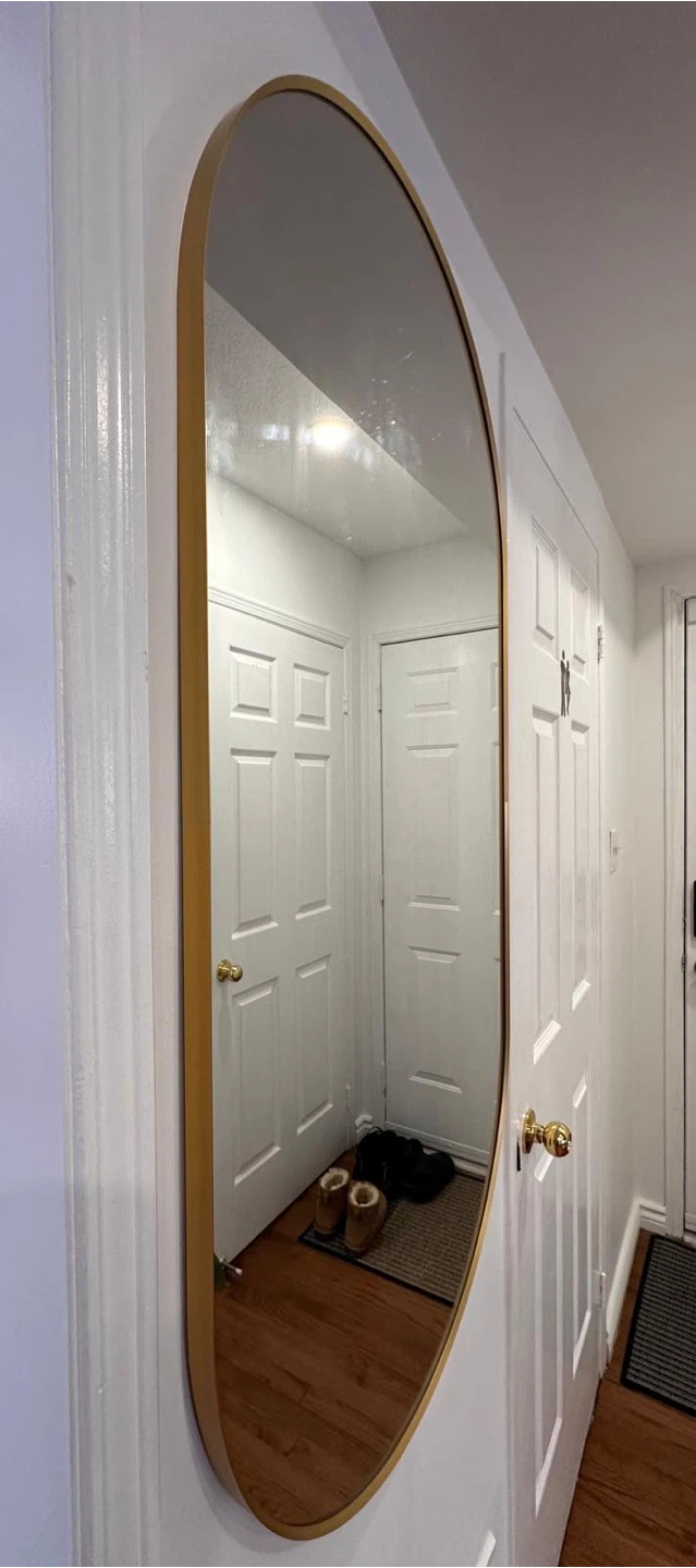 Oval Gold Frame Mirror - Ikea - photo 2