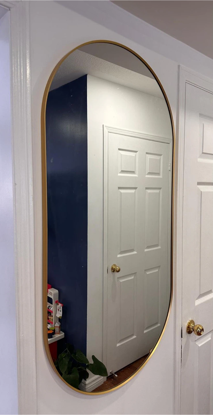 Oval Gold Frame Mirror - Ikea