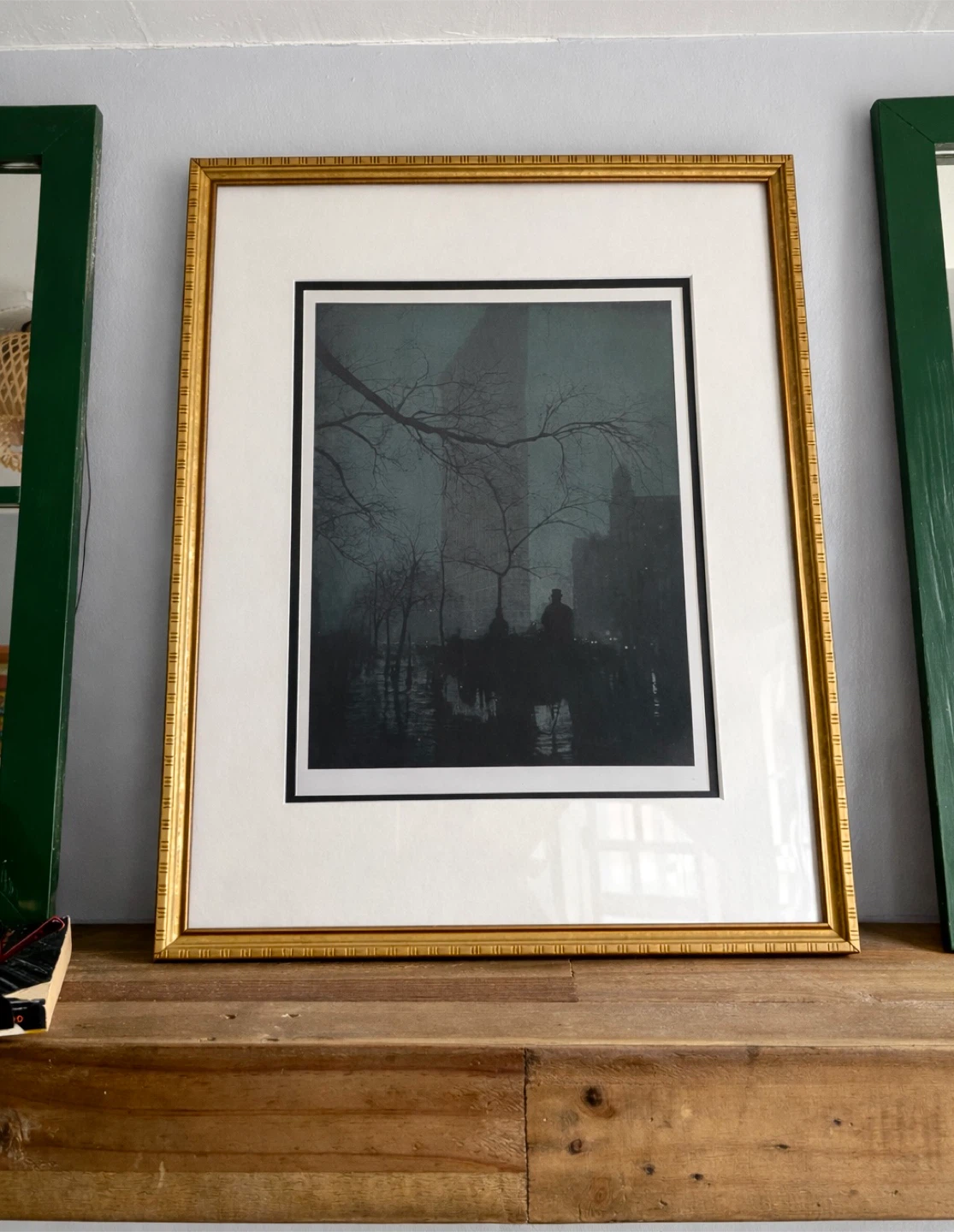 Gold Framed "Flatiron" Steichen Art Print