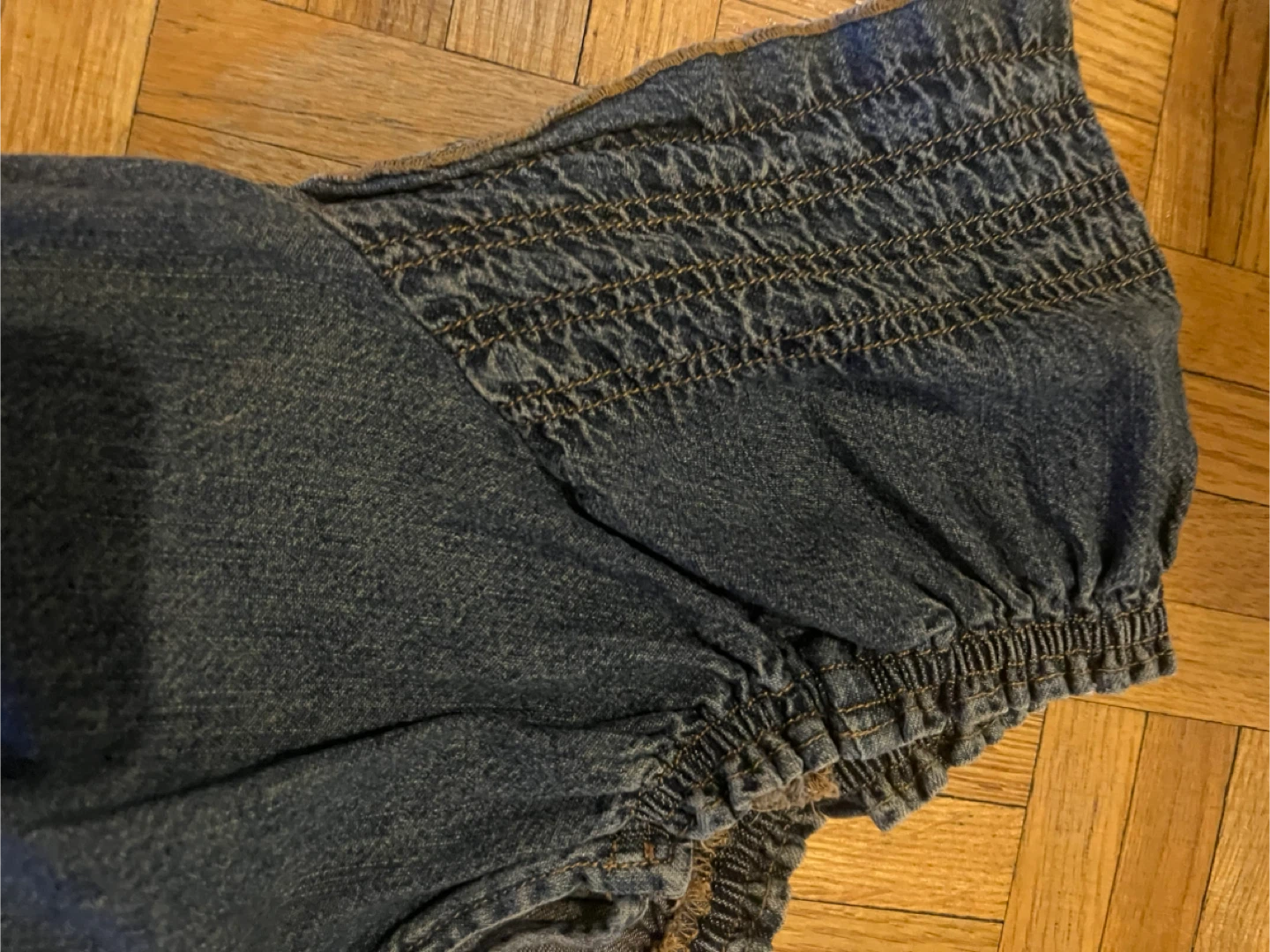 Levi's Red Tab Denim Smocked Blouse - M/M - photo 3