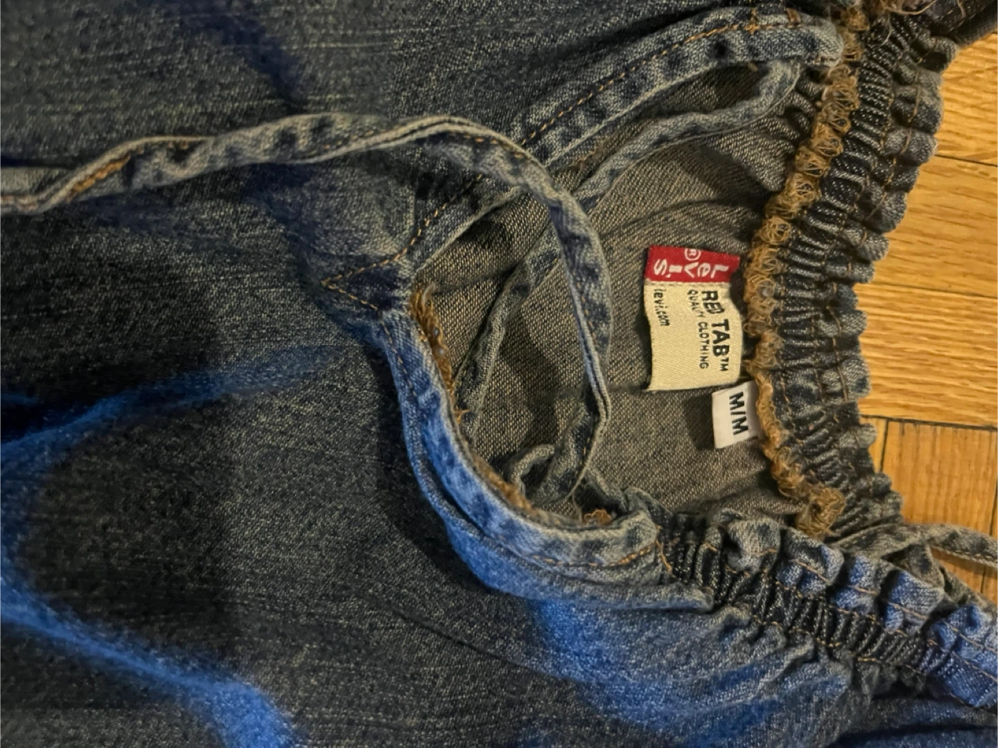 Levi's Red Tab Denim Smocked Blouse - M/M - photo 4