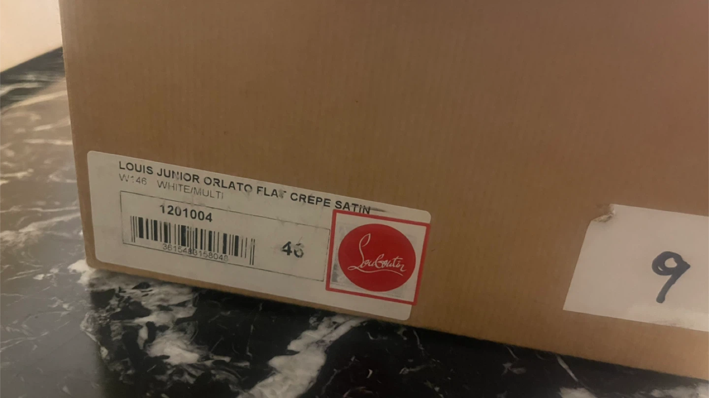 Christian Louboutin  Orlato Flat Crepe Satin Sneakers - photo 2