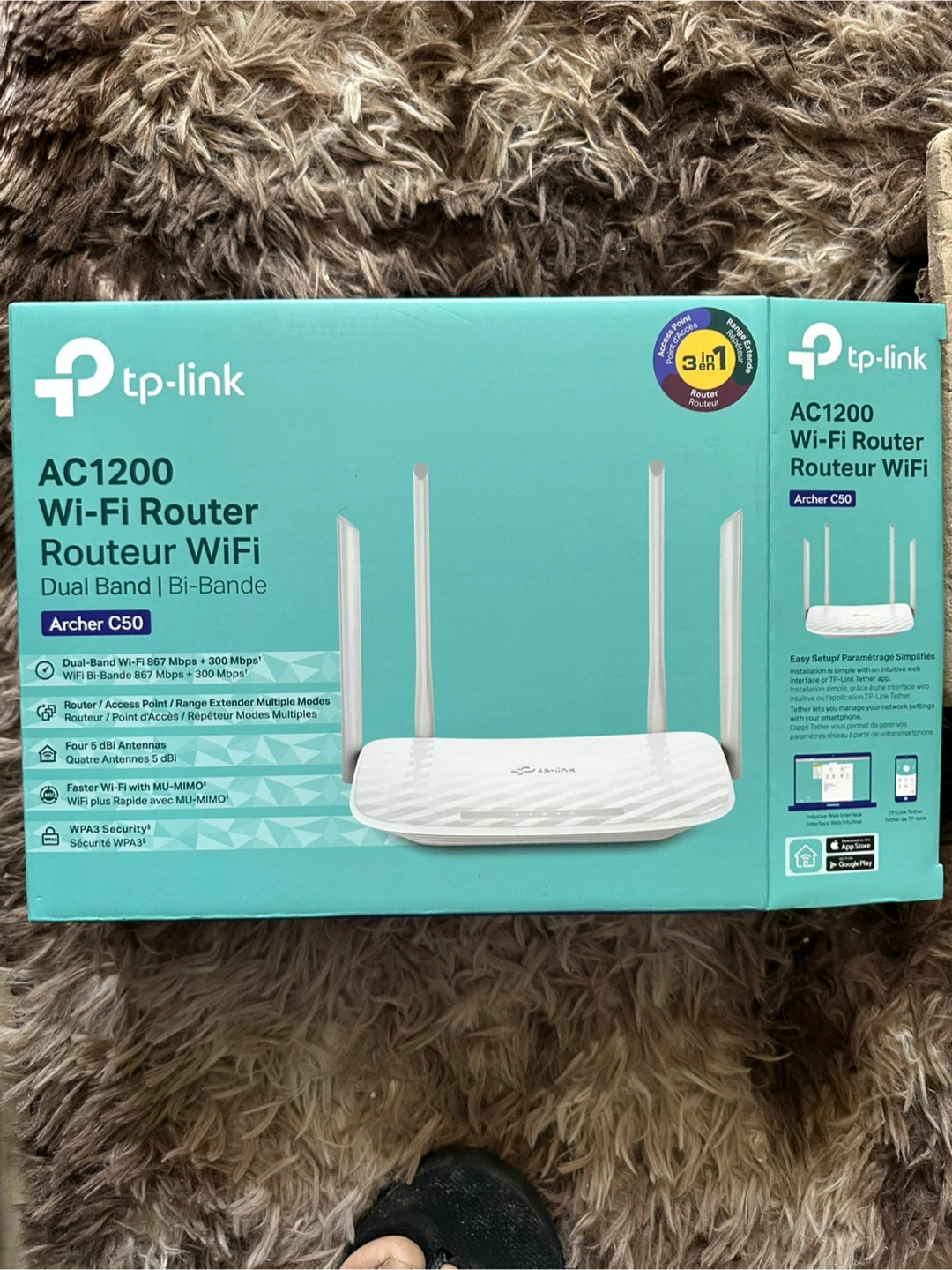 TP-Link AC1200 Wi-Fi Router Archer C50 - photo 3