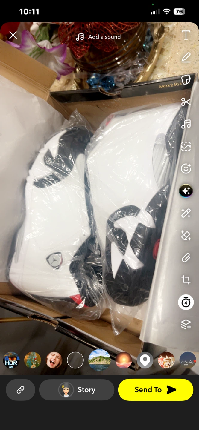 Air Jordan 14 Retro "Black Toe" - photo 5
