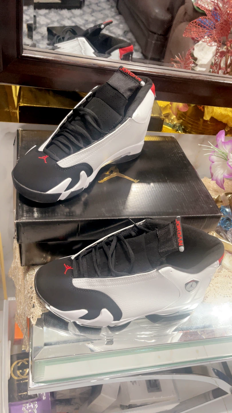 Air Jordan 14 Retro "Black Toe" - photo 2