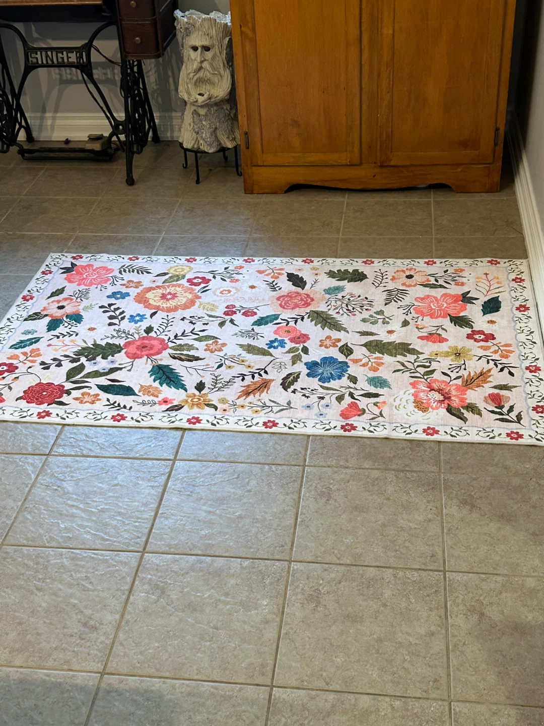 Floral Accent Rug