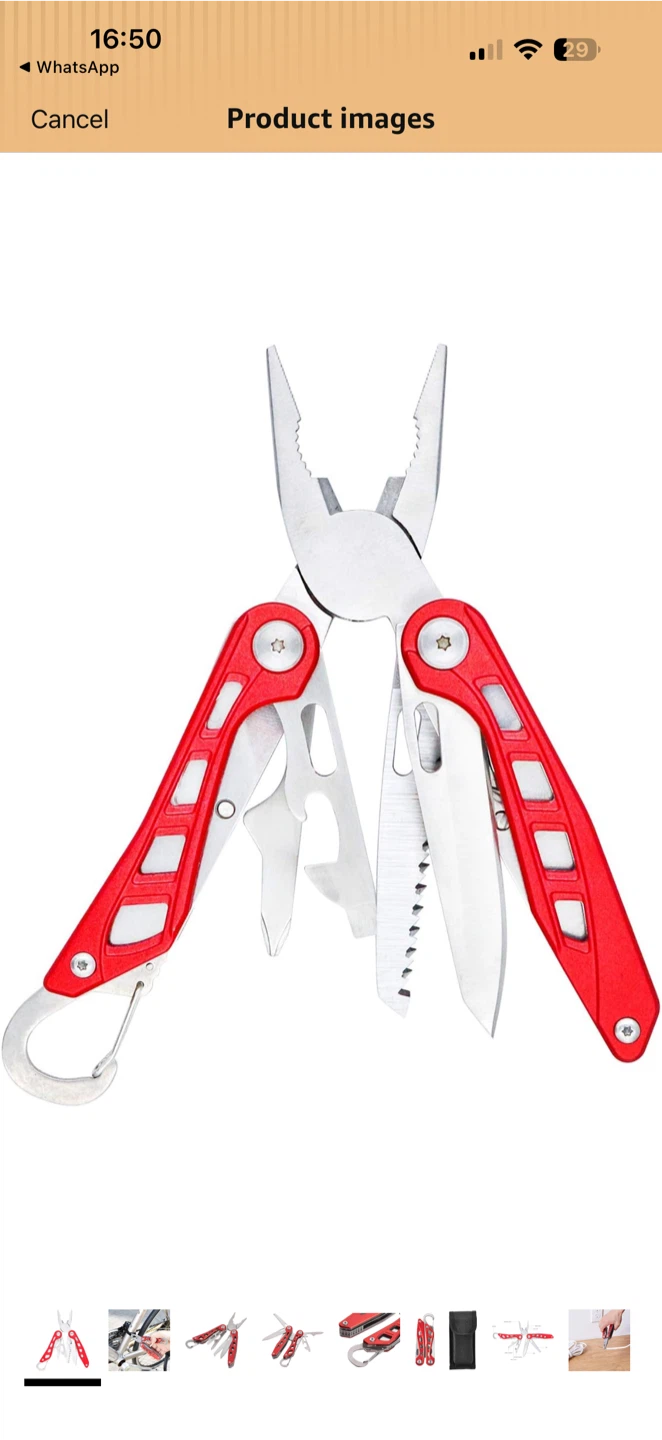 8-in-1 Multitool Safety Lock with Nylon Sheath - photo 3