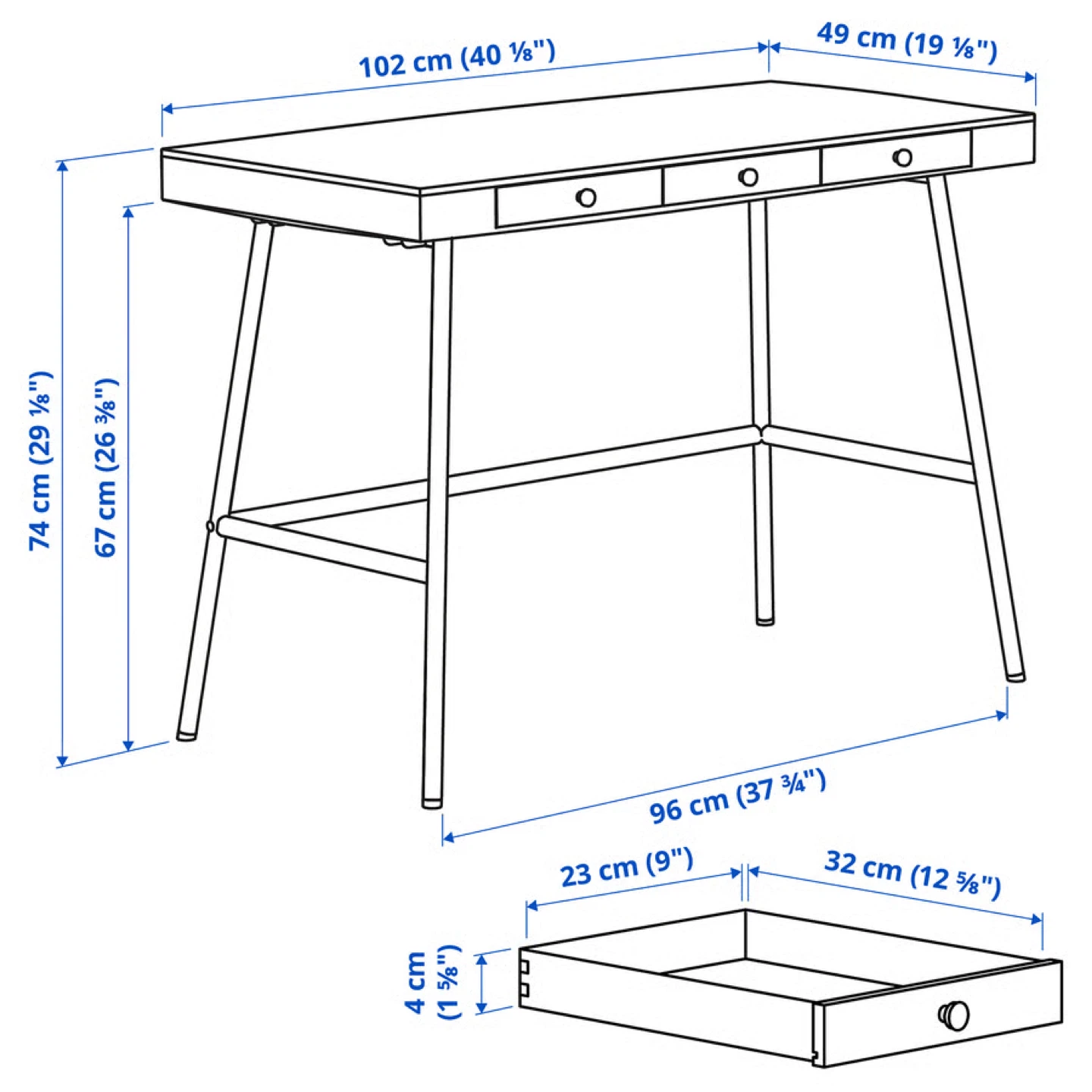 IKEA Lillasen desk - photo 2