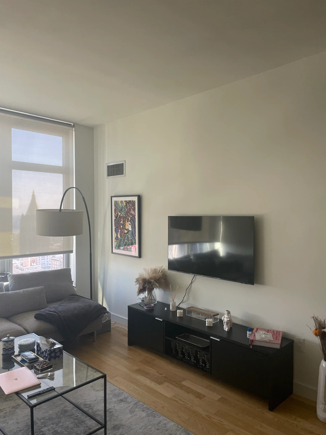 Black TV Stand for TVs up to 78" - photo 2