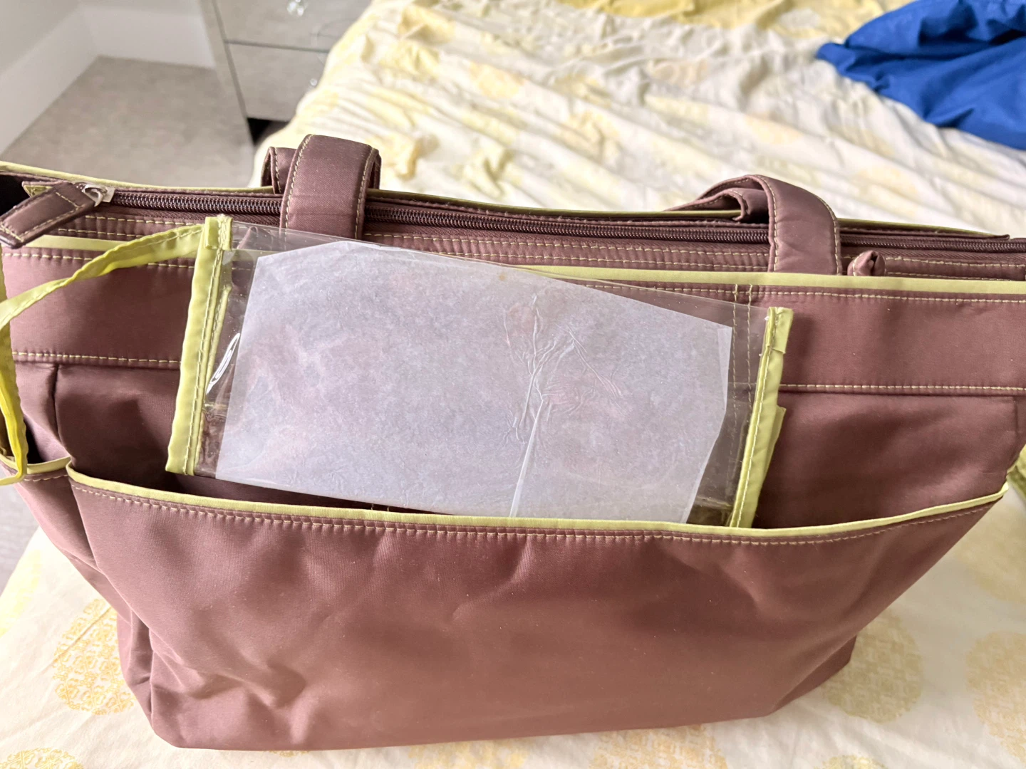 Brown Diaper Bag Set with Changing Pad - photo 2